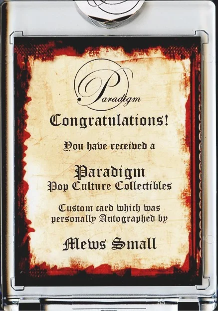 Mews Small — -ONE FLEW OVER THE CUCKOO'S NEST- MEWS SMALL Signed/Autograph/Auto Movie Card, изображение 2