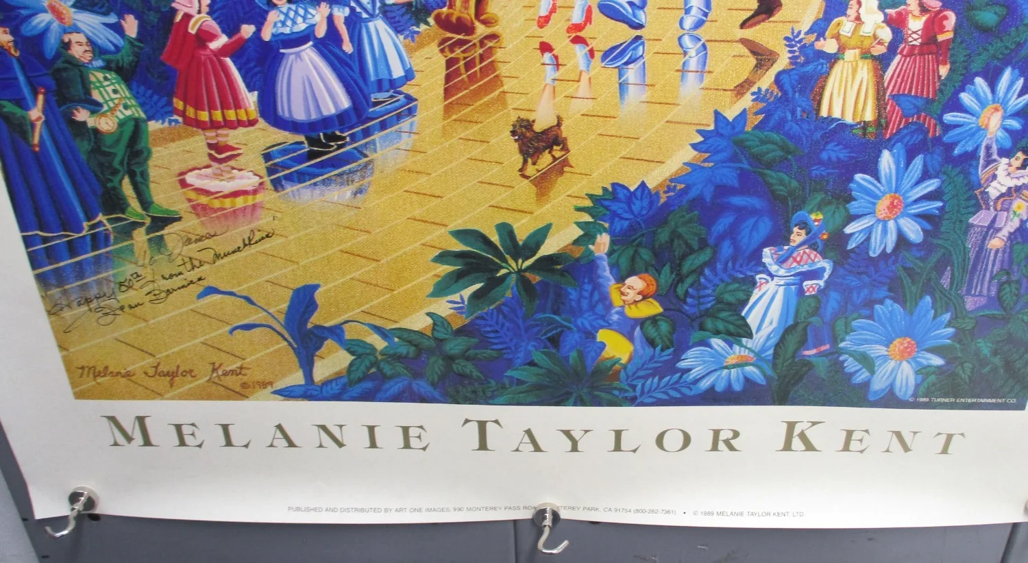 Wizard of OZ POSTER SIGNED by Fern Formica (Munchkin) MELANIE TAYLOR KENT CM5993, изображение 4