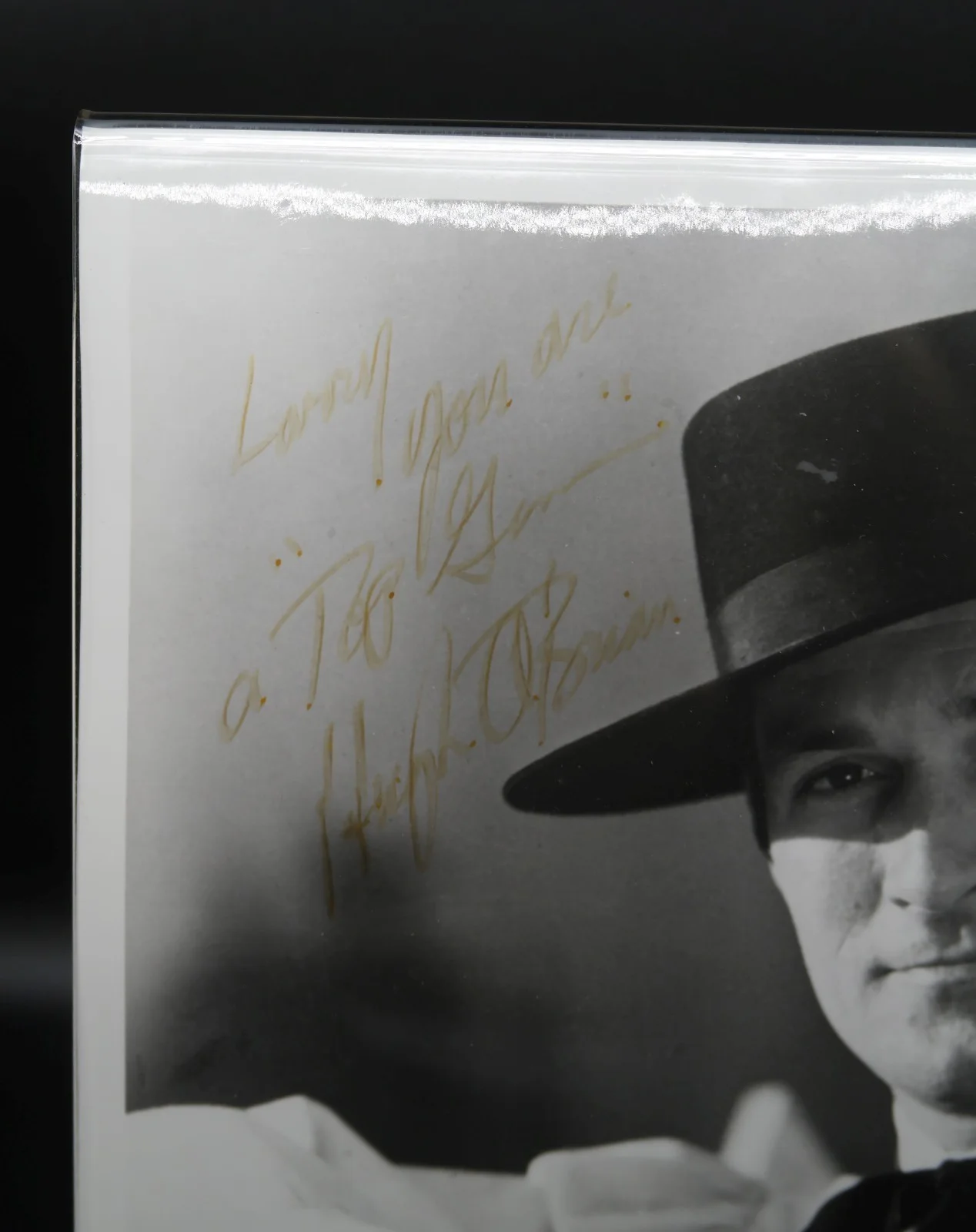 Famous Western Actor Hugh O'Brian - Life & Legend Wyatt Earp Autographed Photo, изображение 2