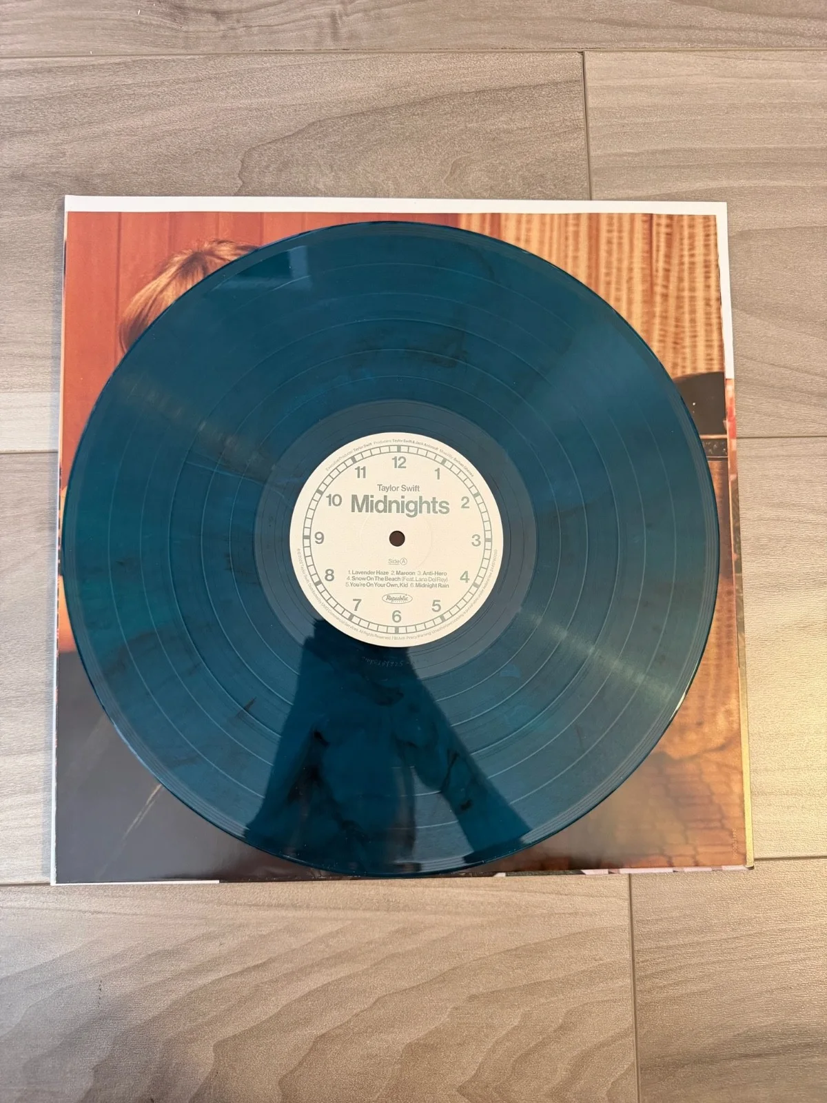 Taylor Swift Midnights Vinyl LP (Jade Green Edition) Signed Insert Photo, изображение 4