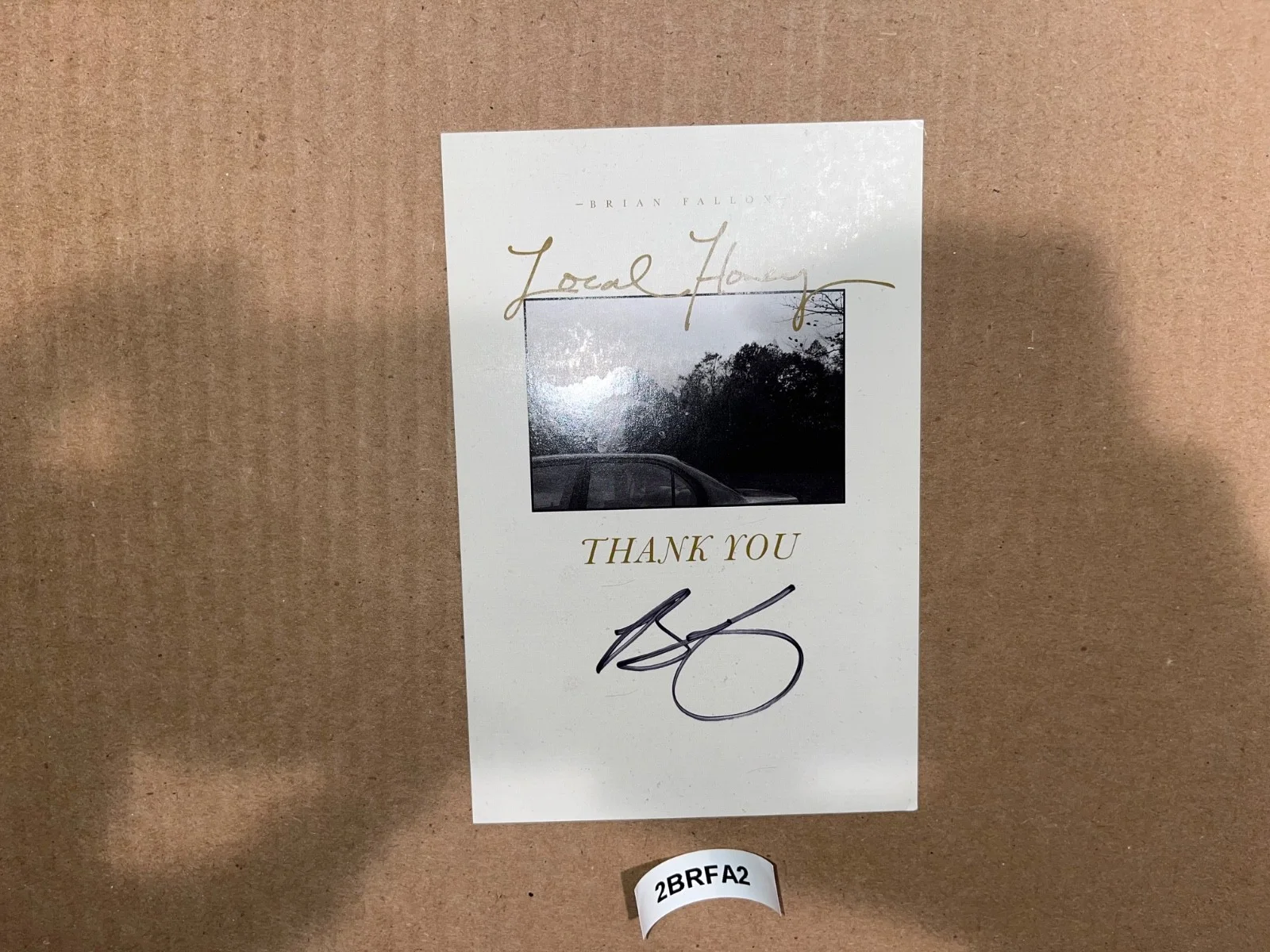 The Gaslight Anthem Brian Fallon Signed Autographed CD Imposter Local Honey, image 2