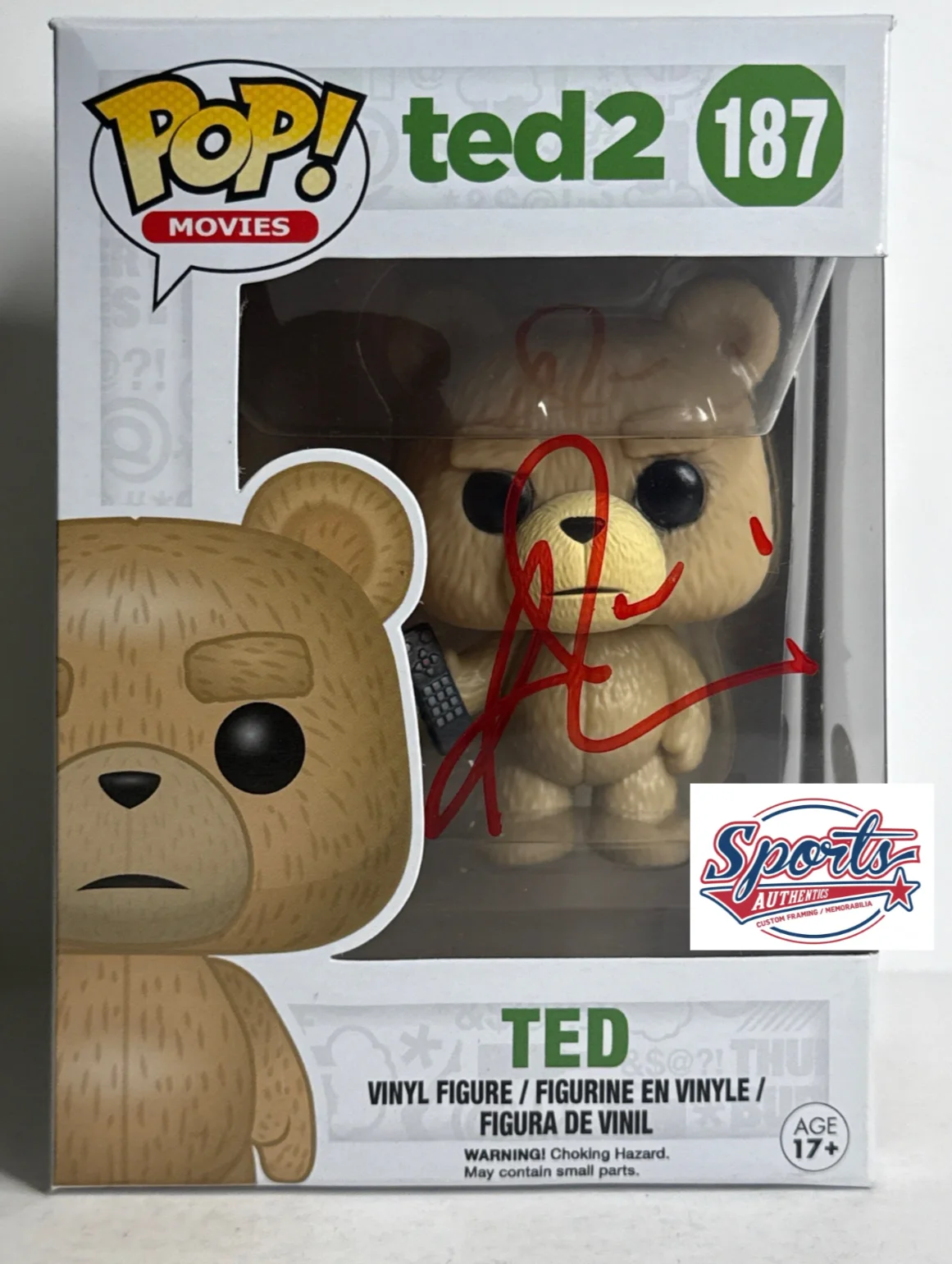 Giovanni Ribisi — Giovanni Ribisi Signed Ted 2 Funko #187 RARE !!! JSA CE42266