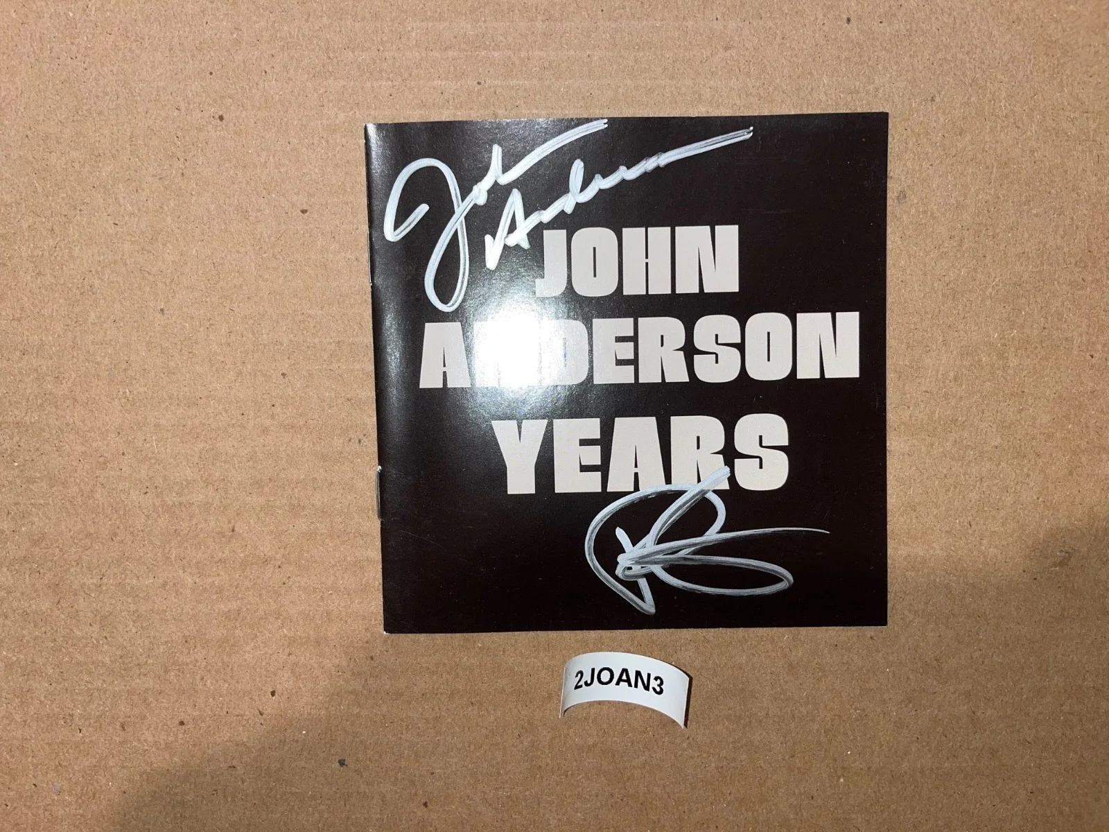 John Anderson and Dan Auerbach Black Keys Signed Autographed CD Years, image 2