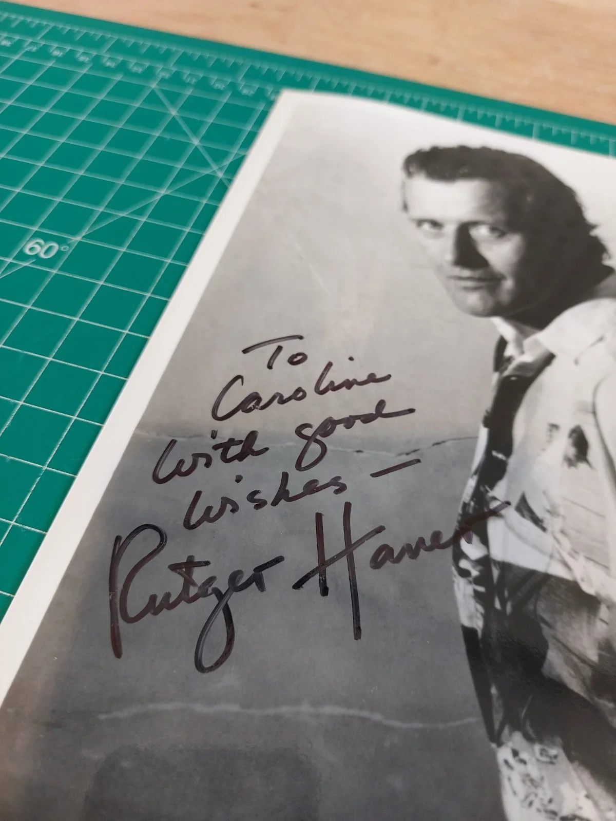 Rutger Haver Signed Photo Autograph Blade Runner Sin City Ladyhawke Peronalized, изображение 2