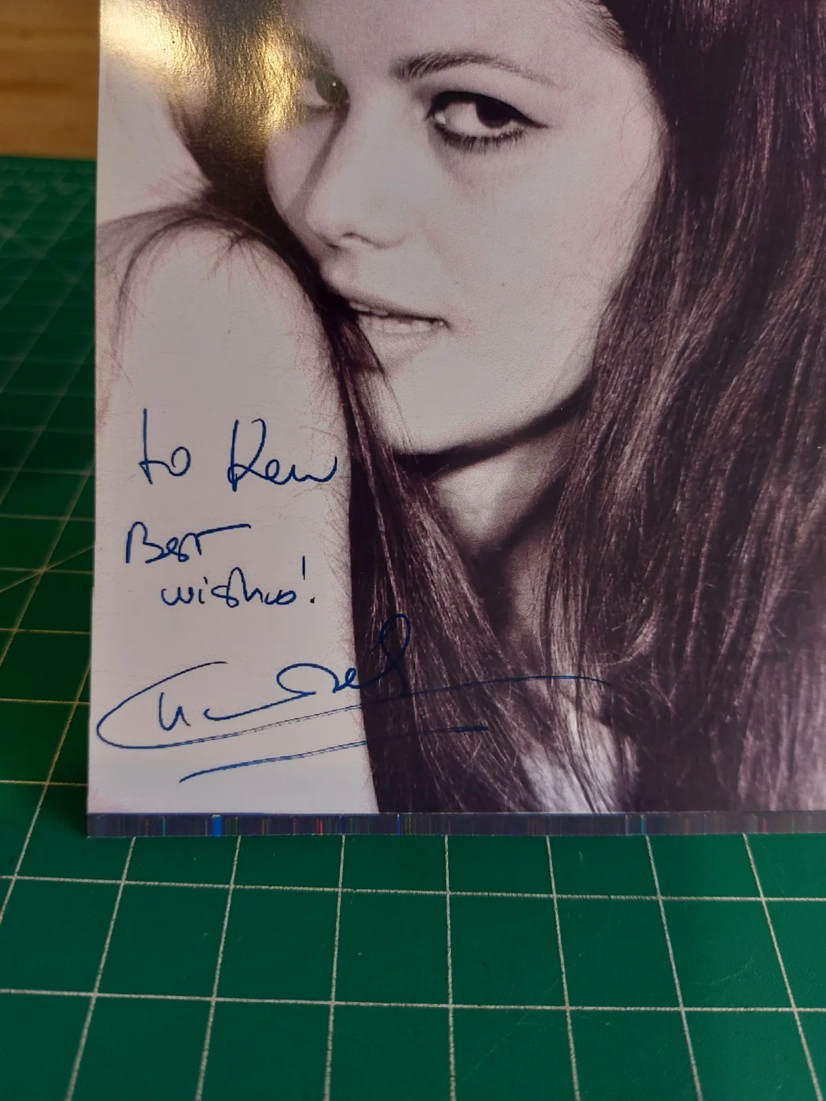 CLAUDIA CARDINALE HAND SIGNED AUTOGRAPH PHOTO ACTRESS WESTERNS Personalized, image 2