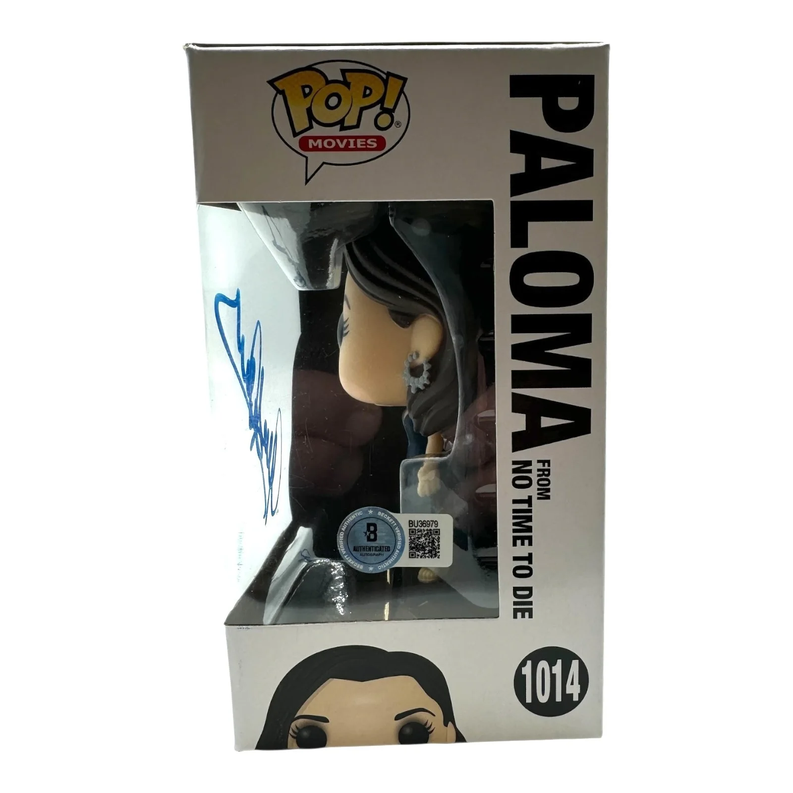 ANA DE ARMAS — ANA DE ARMAS SIGNED AUTOGRAPH JAMES BOND FUNKO POP 1014 BECKETT BAS COA 007, image 2