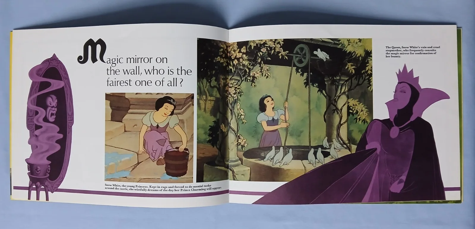 SNOW WHITE AND THE SEVEN DWARFS (1937,RR1972) original cinema souvenir brochure, изображение 4