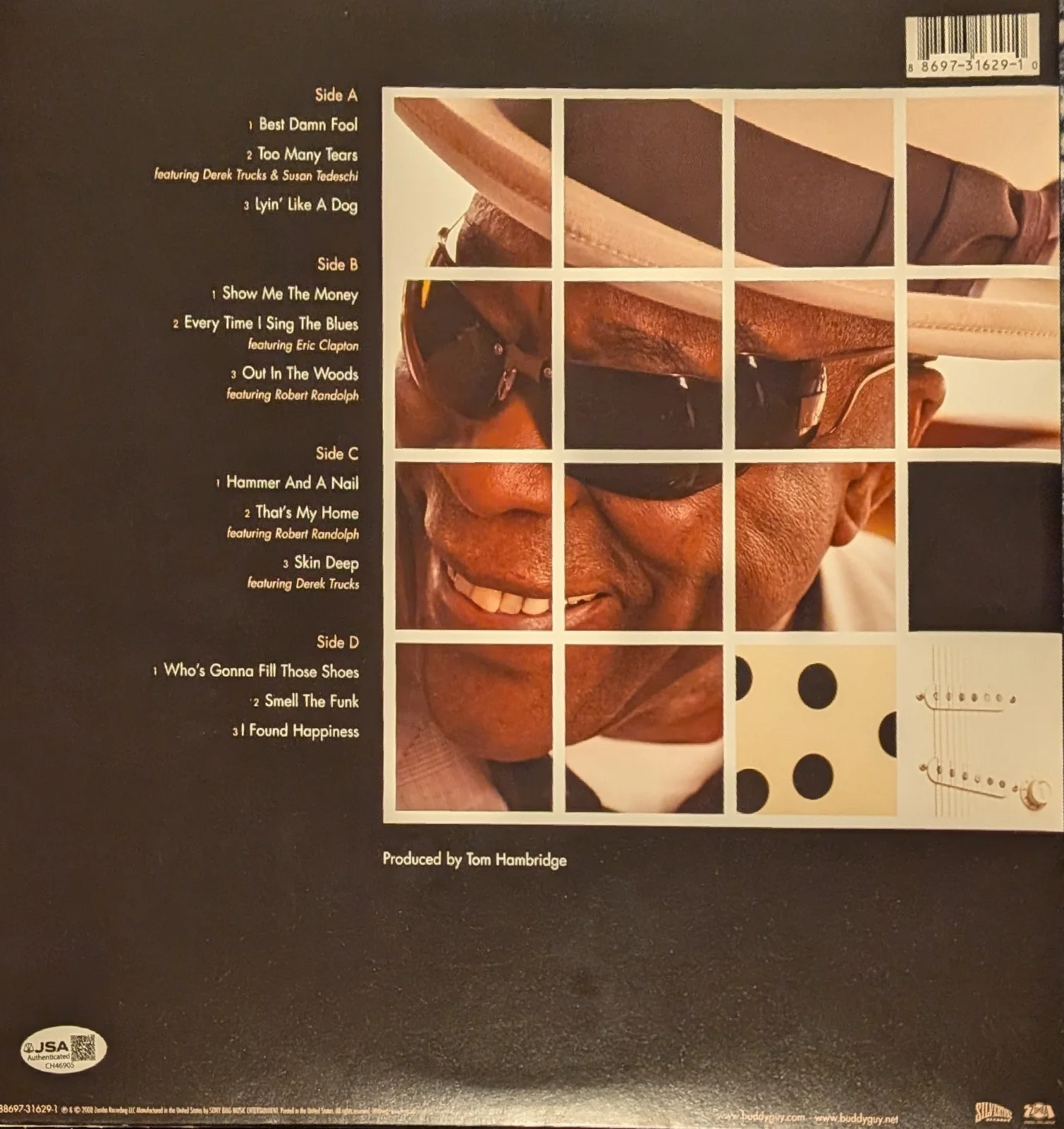 Buddy Guy Signed Vinyl Album Record LP Autographed JSA COA Blues Music Legend, image 2