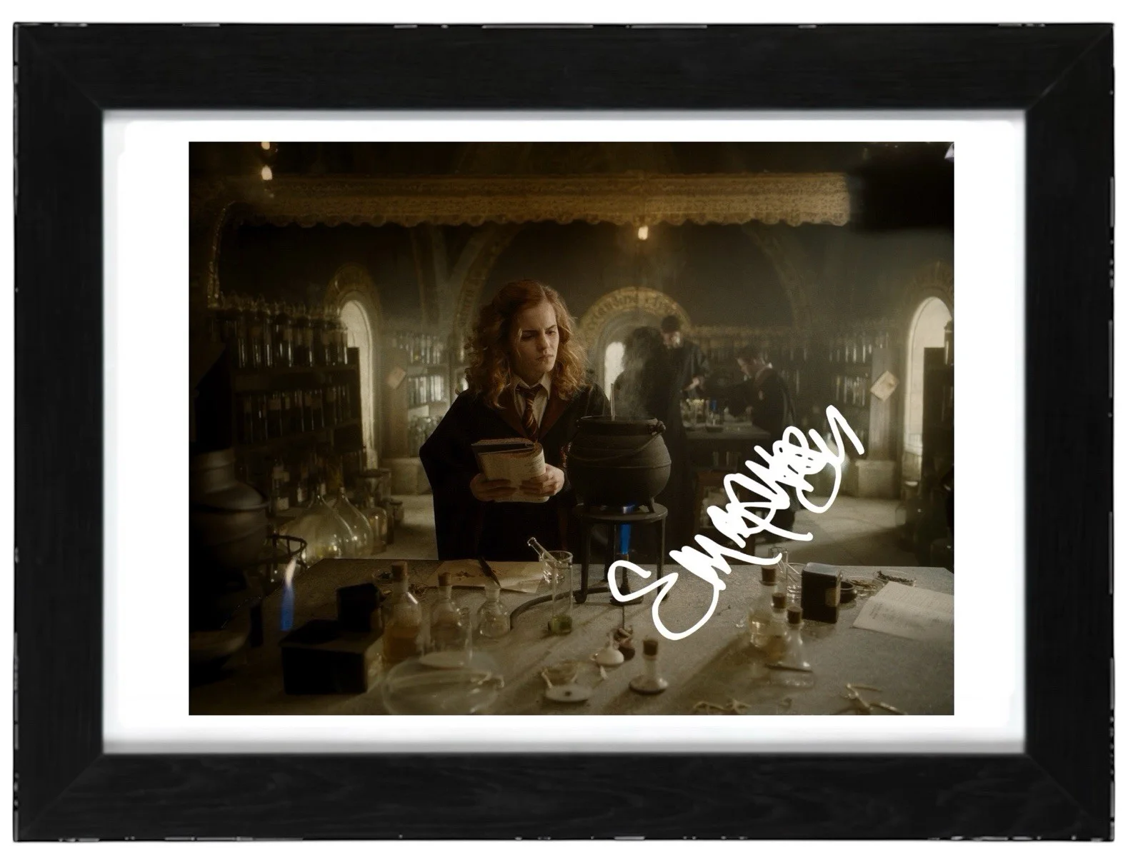 Emma Watson Signed Autograph PHOTO Pre Print 6x4/A4/ Framed Harry Potter, изображение 2