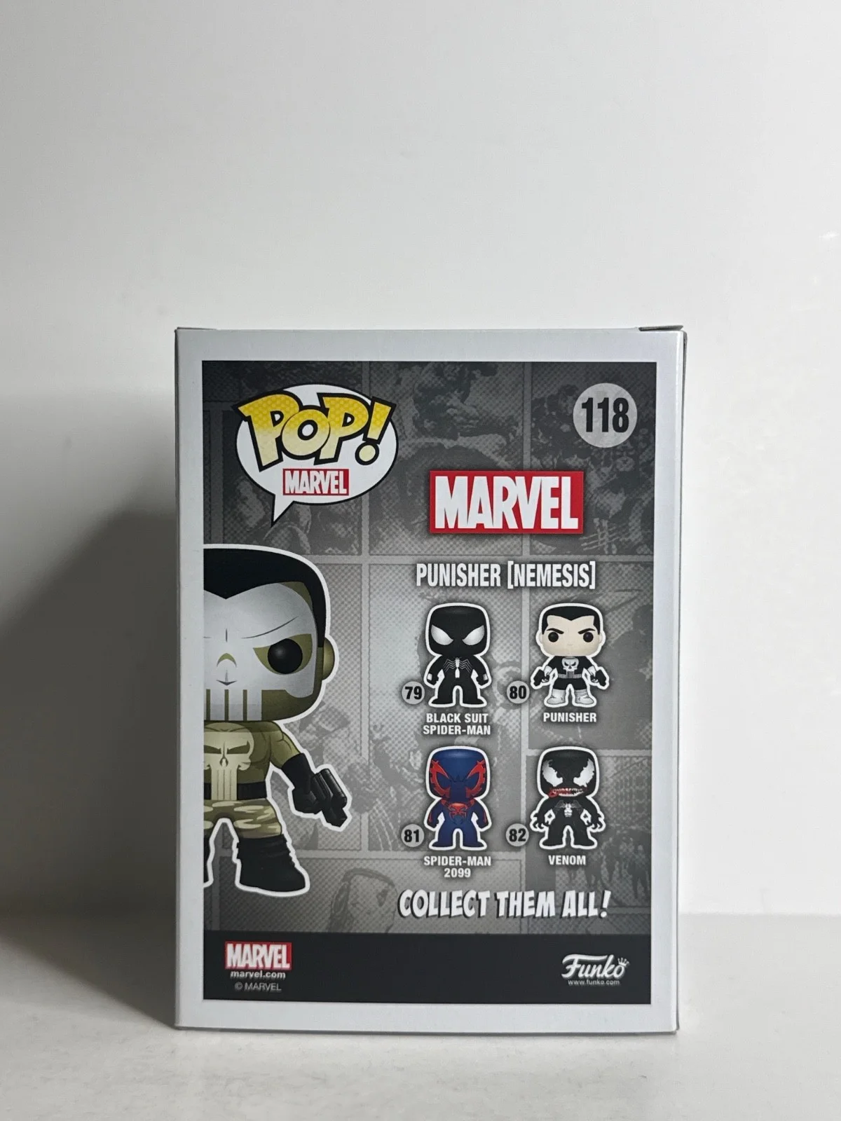 Thomas Jane — Thomas Jane Signed Marvel Punisher Funko #118 JSA CH33811, image 3