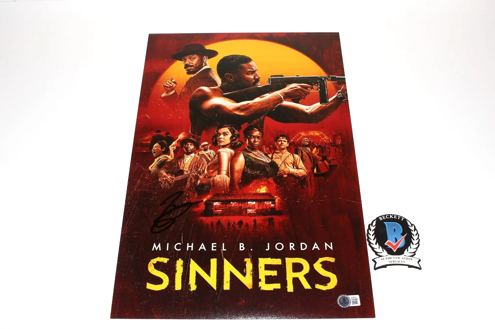 DIRECTOR RYAN COOGLER SIGNED 'SINNERS' 12x18 MOVIE POSTER 2 BECKETT BAS COA, изображение 3