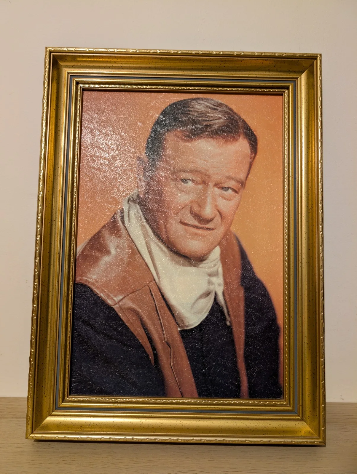 John Wayne Framed Picture 37cm Wide 51cm High Stunning Framed Print Of A Legend, изображение 2