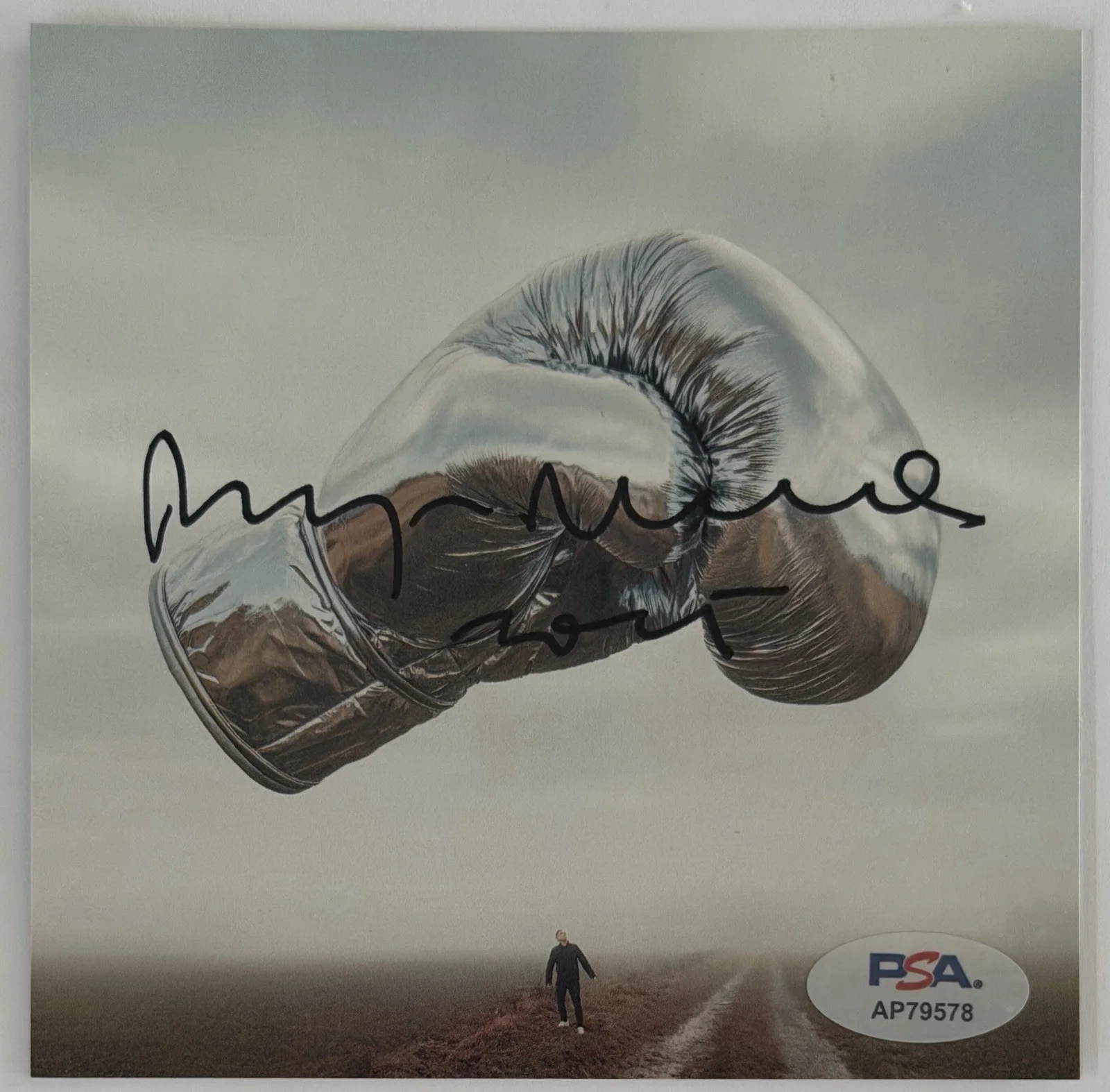 FRAMED BRYAN ADAMS ROLL WITH THE PUNCHES SIGNED ALBUM CARD & CD PSA DNA COA AUTO, изображение 2