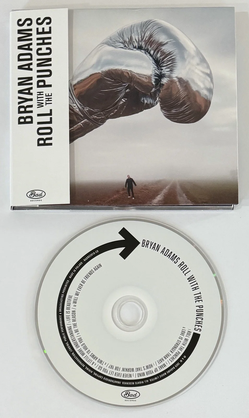 FRAMED BRYAN ADAMS ROLL WITH THE PUNCHES SIGNED ALBUM CARD & CD PSA DNA COA AUTO, изображение 3