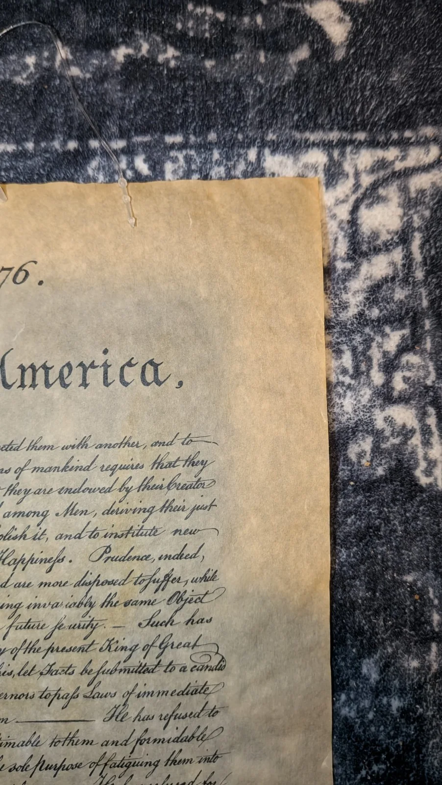 Jon Voight — Jon Voight Signed Declaration Of Independence Auto JSA COA National Treasure, image 5