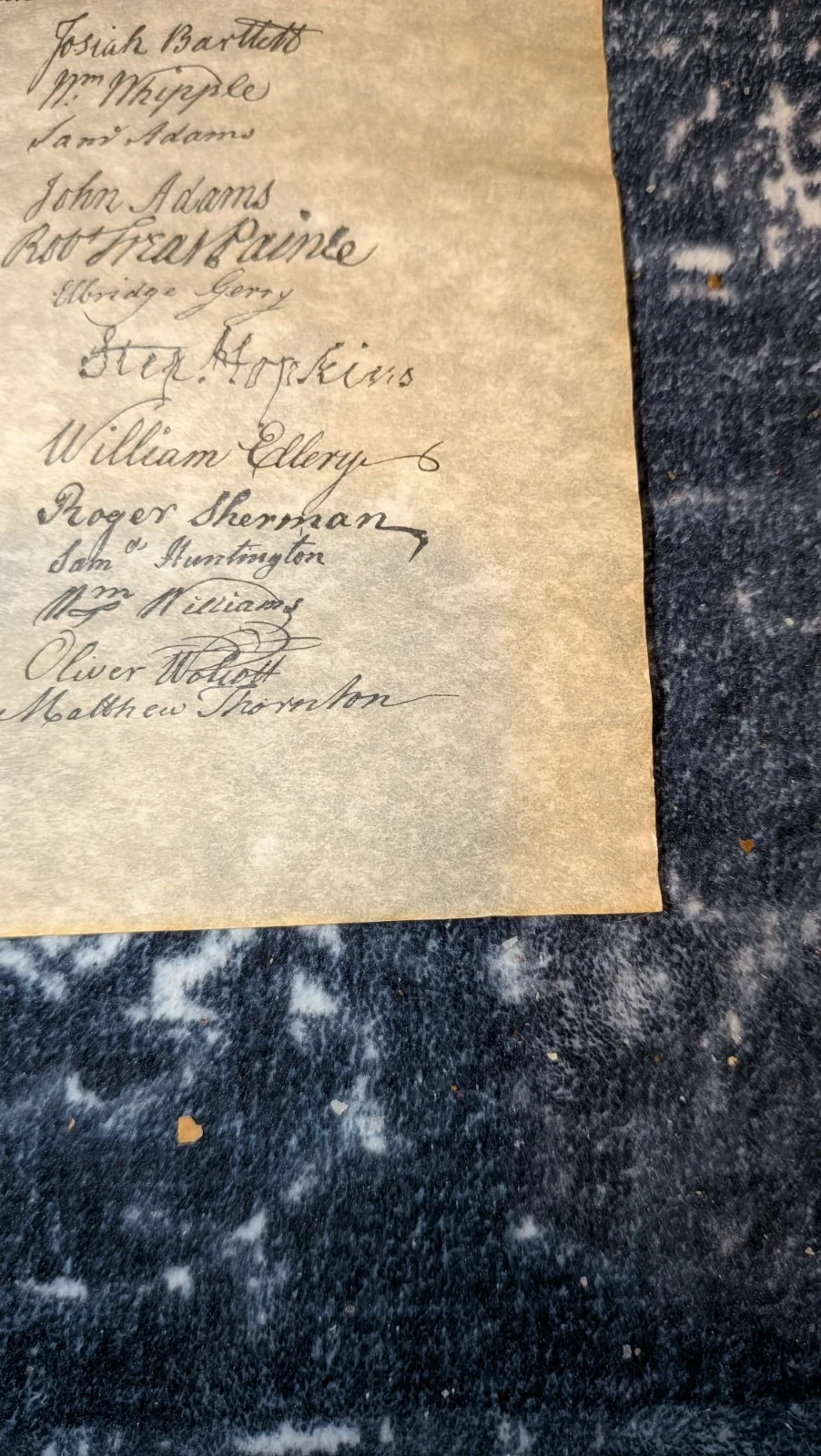 Jon Voight — Jon Voight Signed Declaration Of Independence Auto JSA COA National Treasure, image 3