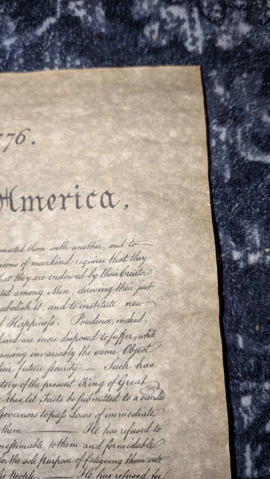 Jon Voight — Jon Voight Signed Declaration Of Independence Auto JSA COA National Treasure, image 5