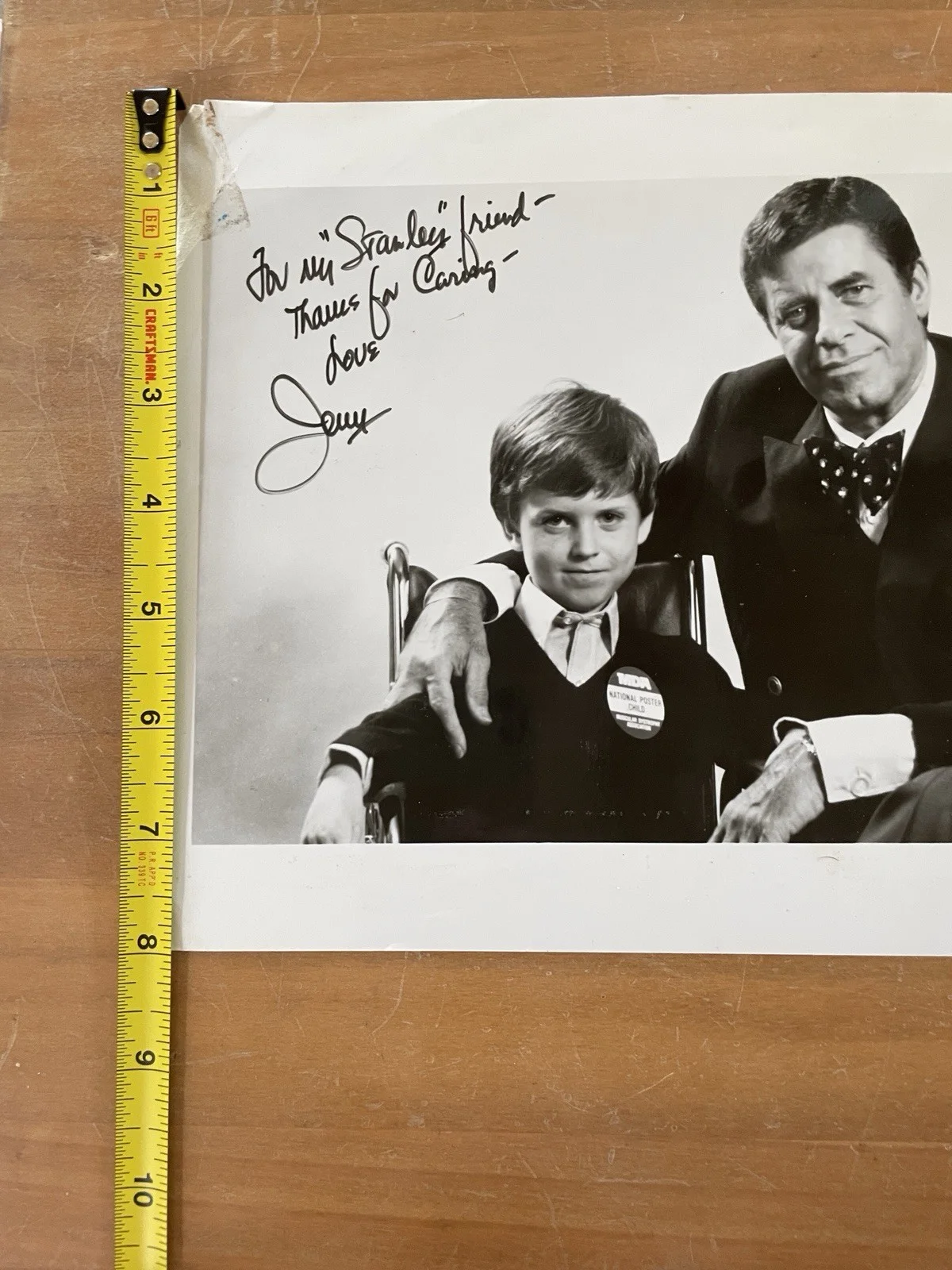 Jerry Lewis — Jerry Lewis Signed Photo Autograph, image 4