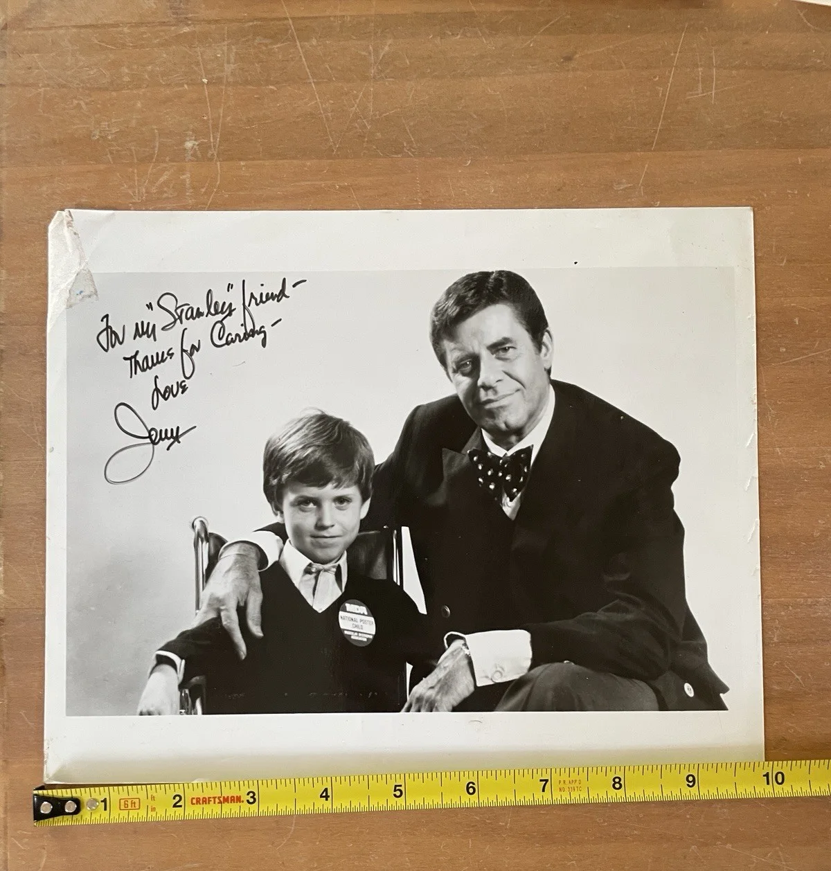 Jerry Lewis — Jerry Lewis Signed Photo Autograph, image 5