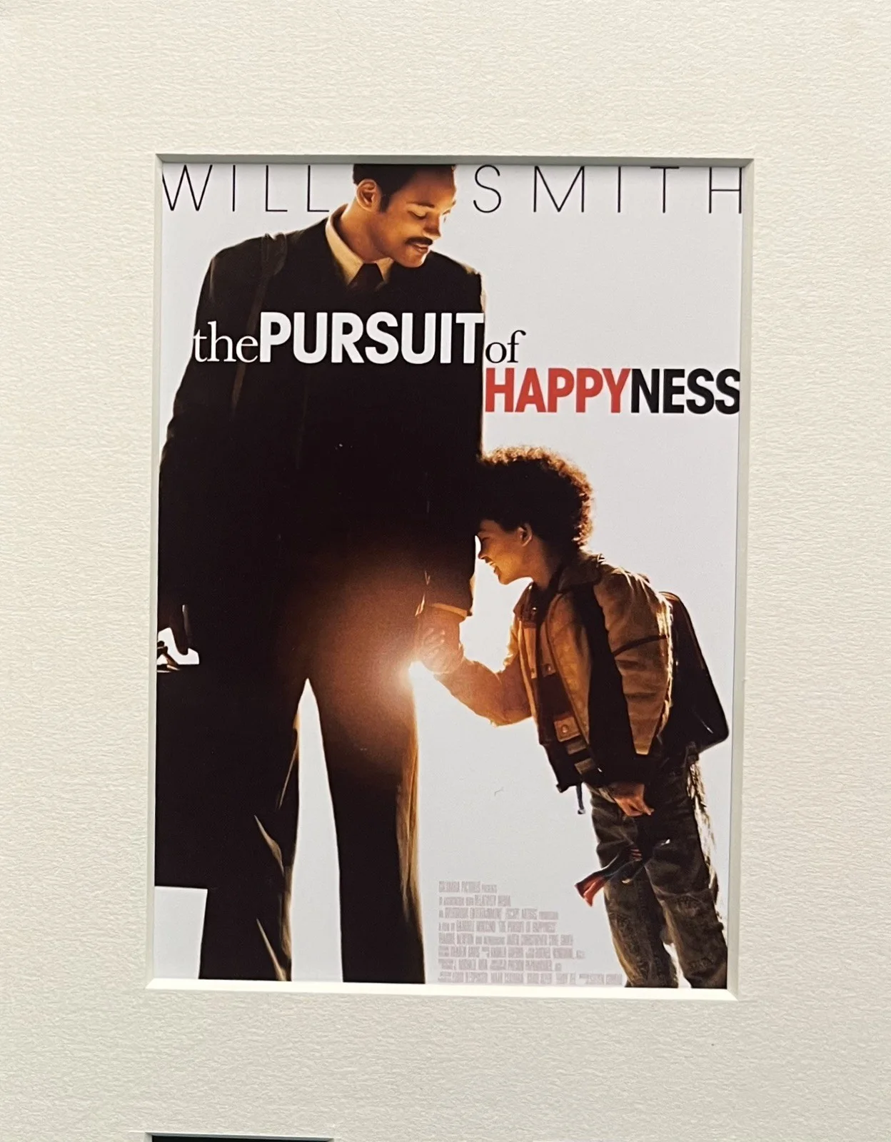 IN THE PURSUIT OF HAPPINESS. 35mm Film Cell Mounted Display, изображение 2