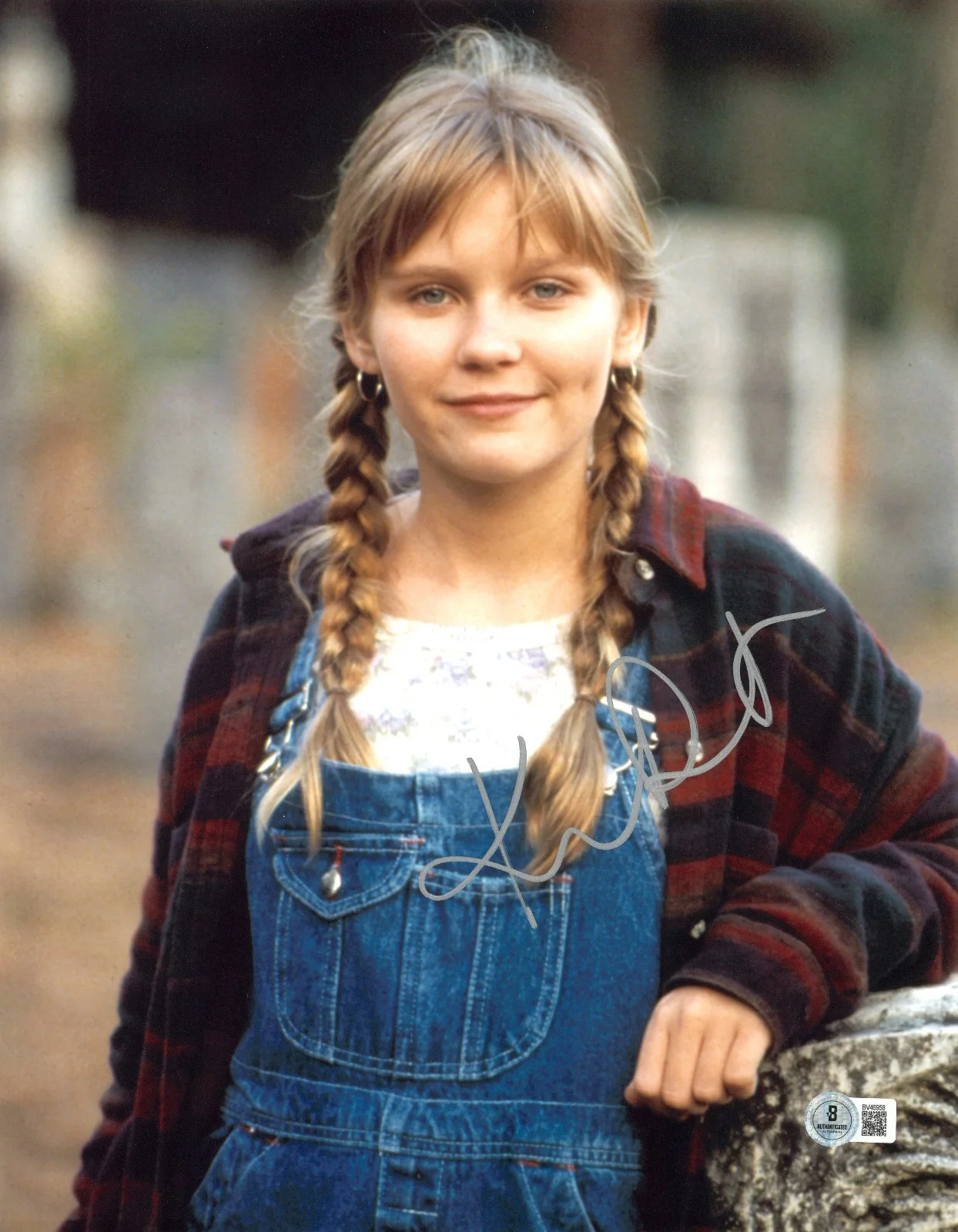 Kirsten Dunst — Kirsten Dunst Signed Autograph Jumanji 11X14 Photo Beckett BAS