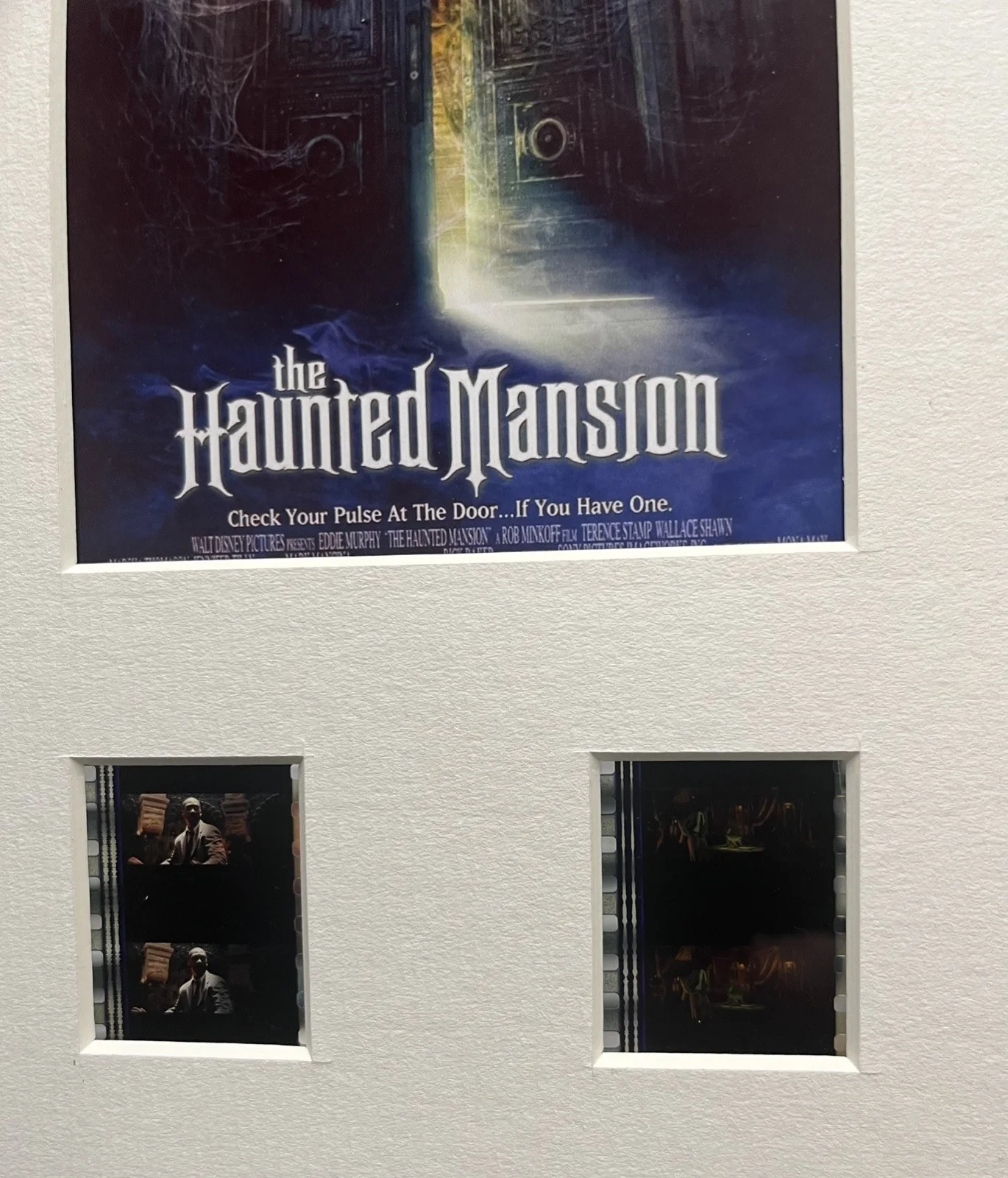 THE HAUNTED MANSION. 35mm Film Cell Mounted Display, image 3