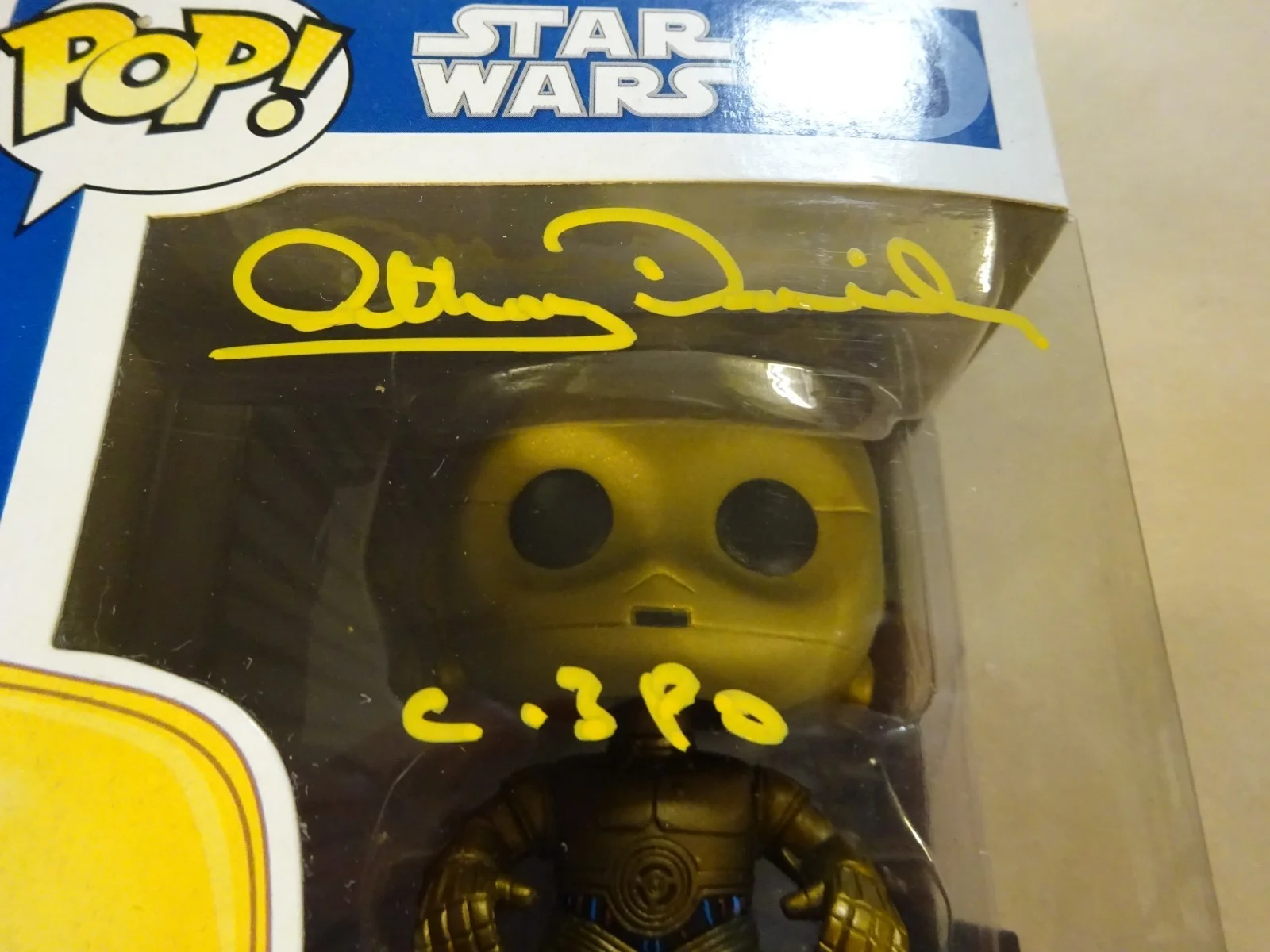 Anthony Daniels — Signed Anthony Daniels Autographed C-3PO 13 Star Wars Funko Pop Official Pix COA, изображение 5