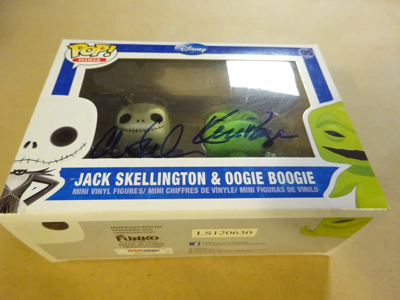 Chris Sarandon, Ken Page — Signed Chris Sarandon Ken Page Nightmare Before Christmas Mini Funko Pop PSA COA, image 2