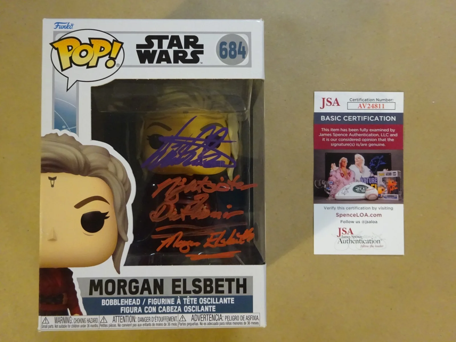Diana Lee Inosanto — Signed Diana Lee Inosanto Morgan Elsbeth Star Wars Ahsoka Funko Pop JSA COA