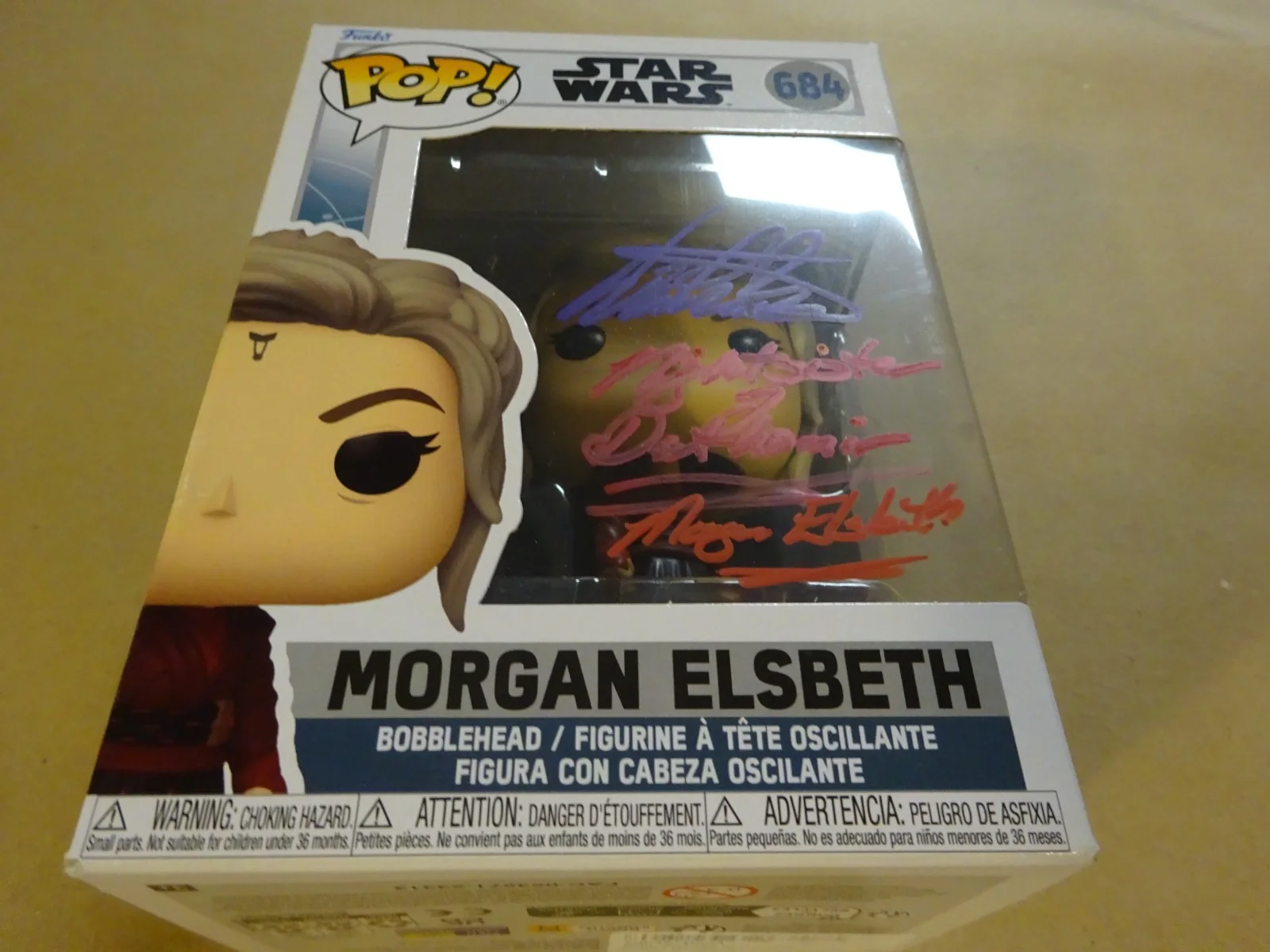 Diana Lee Inosanto — Signed Diana Lee Inosanto Morgan Elsbeth Star Wars Ahsoka Funko Pop JSA COA, image 3