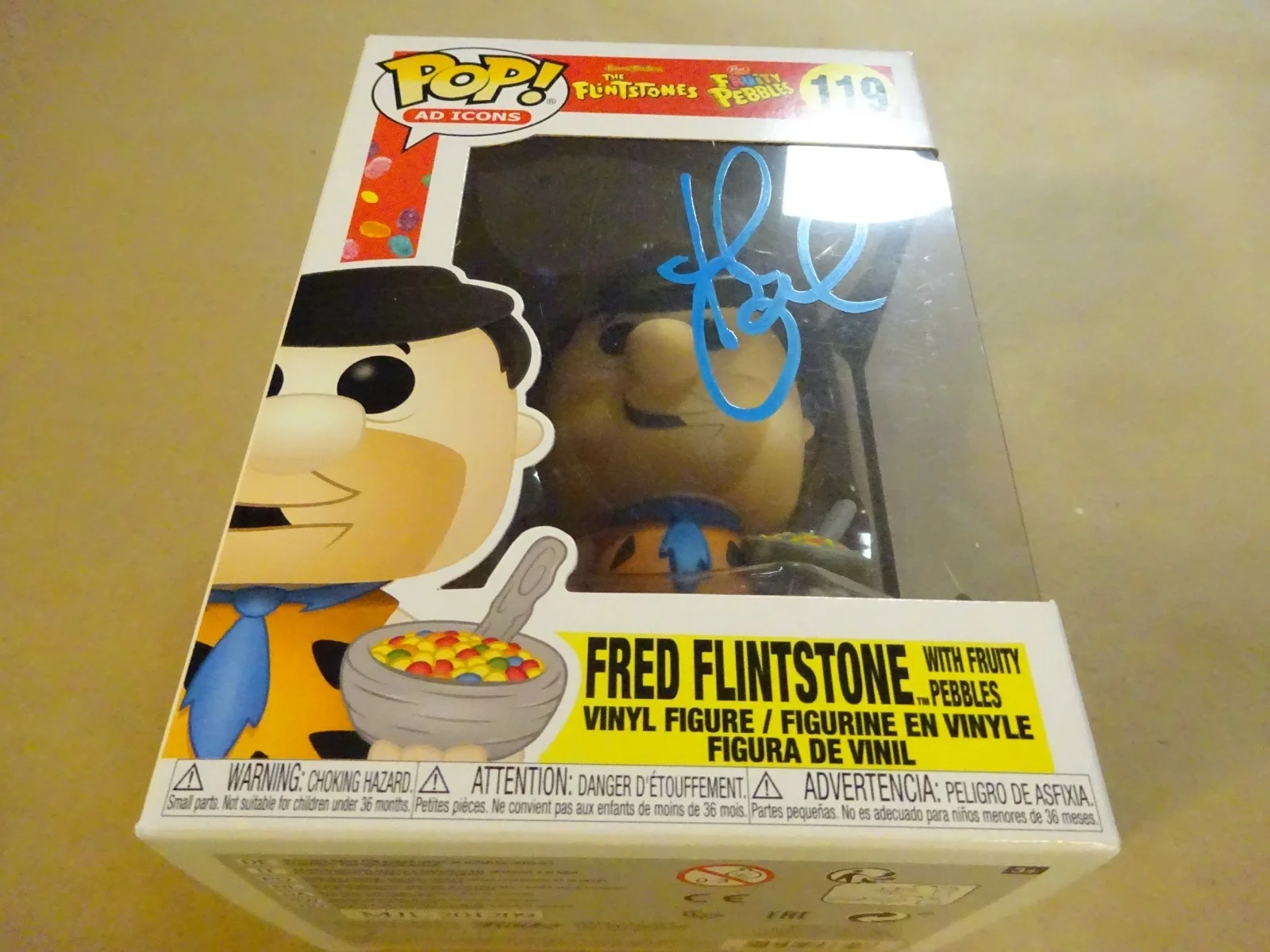 John Goodman — Signed John Goodman Autographed Fred Flintstone Funko Pop Beckett BAS COA, image 2