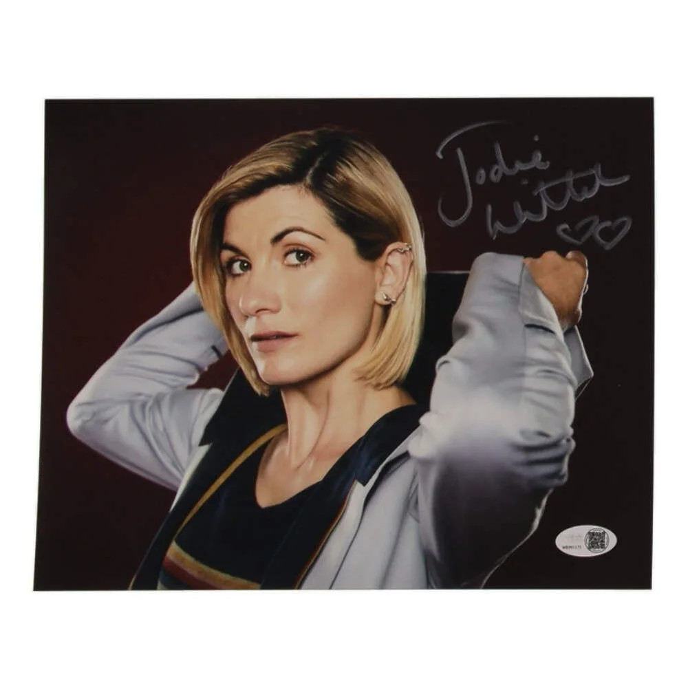 Jodie Whittaker — Jodie Whittaker Signed (JSA) "Doctor Who" 8x10 Photo - Thirteenth Doctor | JSA W