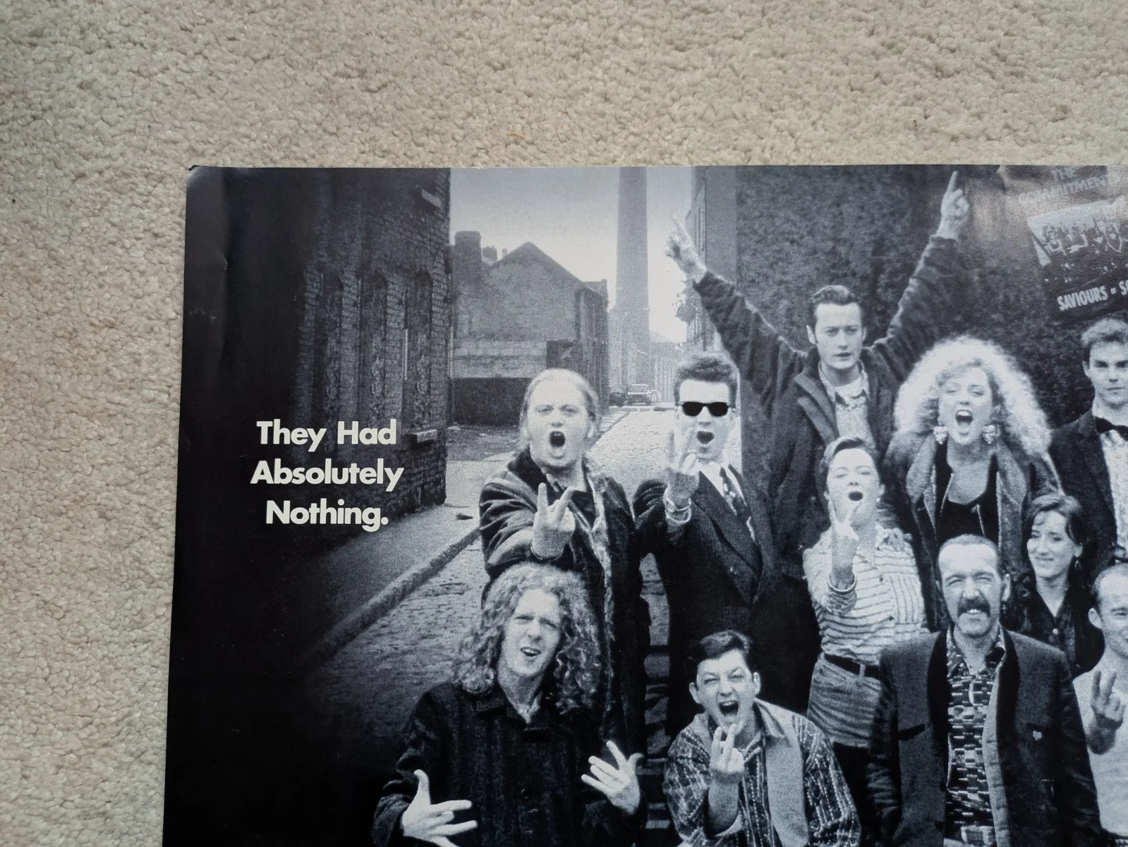 THE COMMITMENTS Alan Parker Movie Promo Mini Poster 16"x12" Good condition, изображение 4