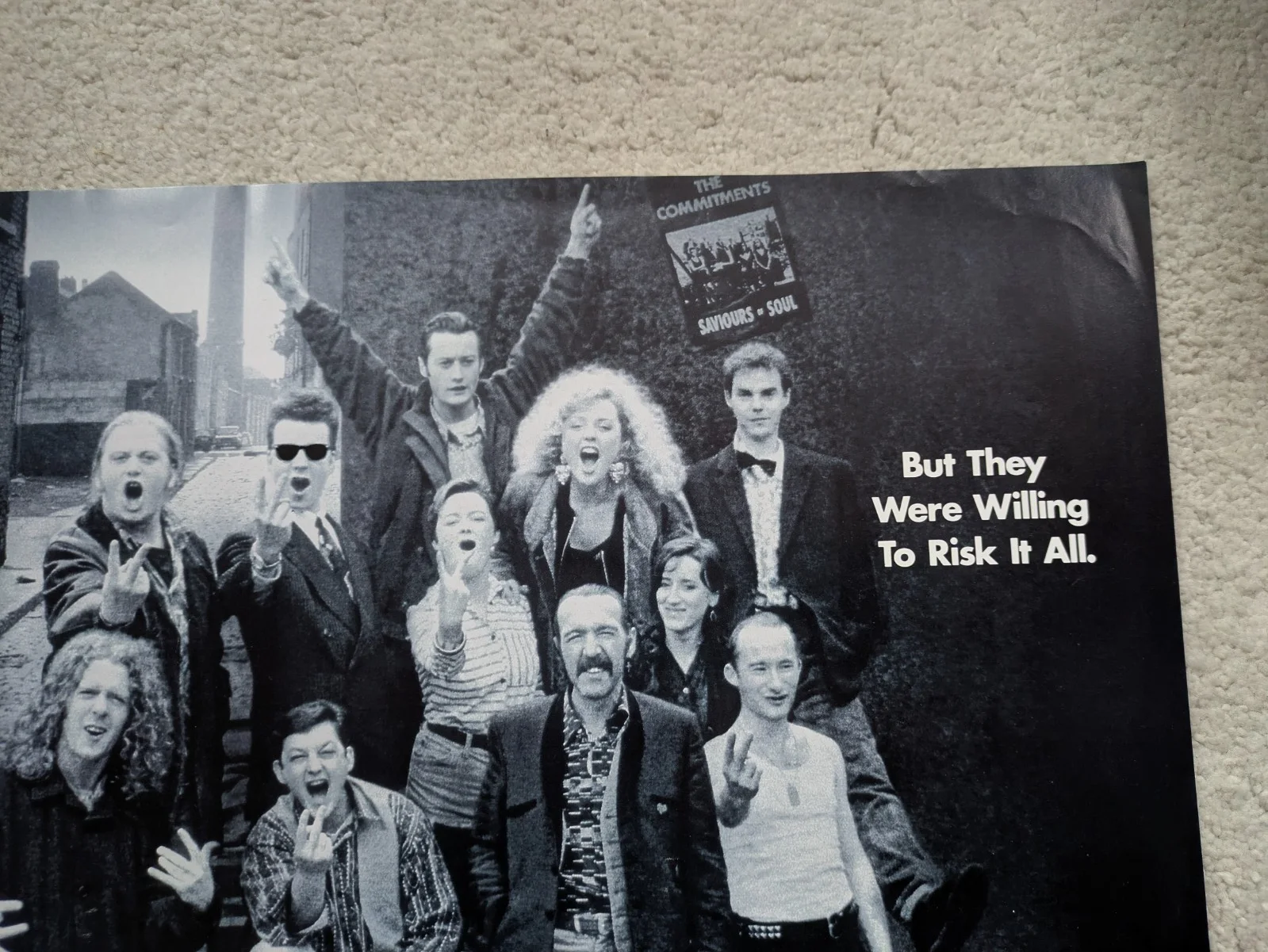 THE COMMITMENTS Alan Parker Movie Promo Mini Poster 16"x12" Good condition, изображение 5