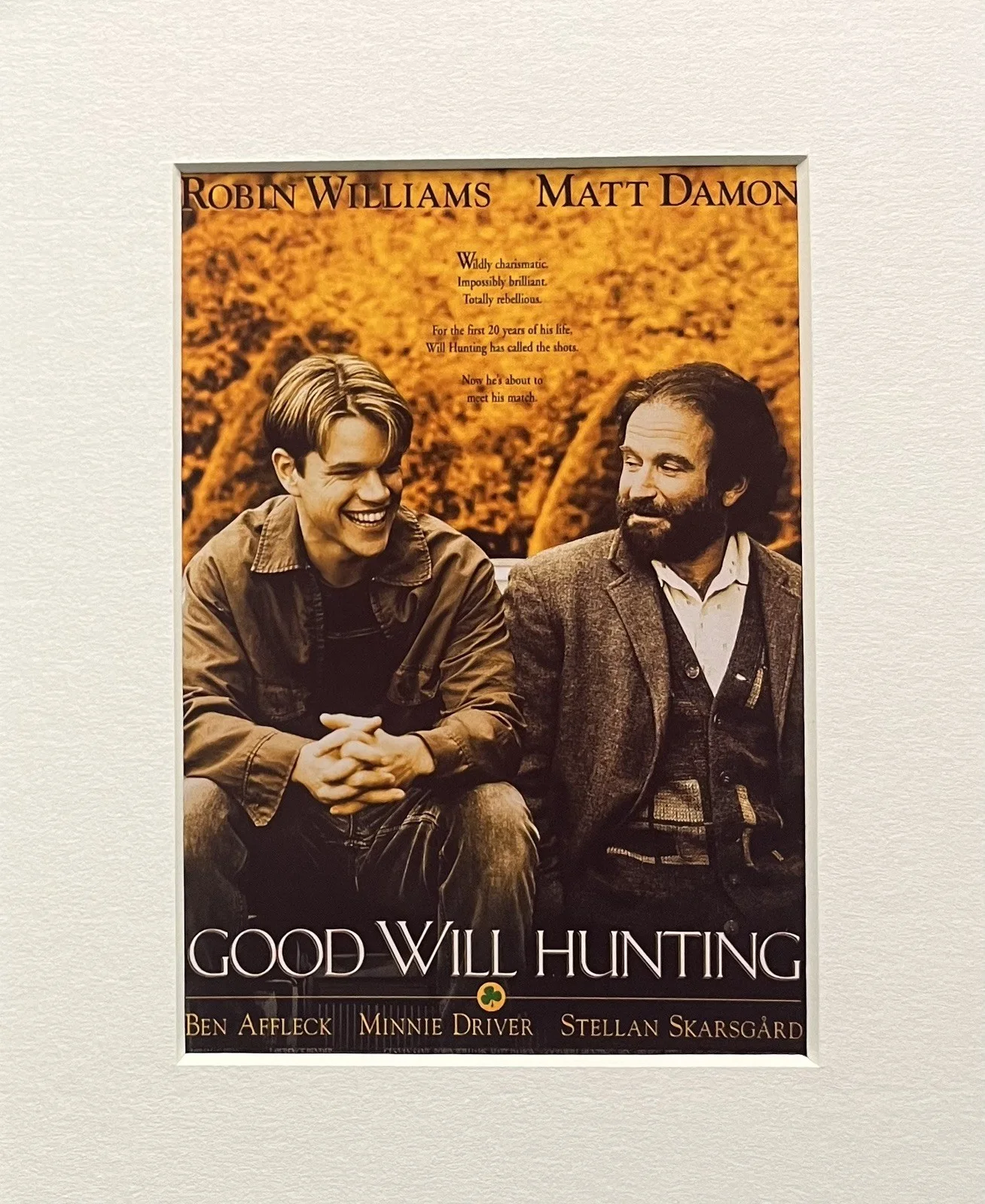 GOOD WILL HUNTING. 35mm Film Cell Mounted Display, image 2
