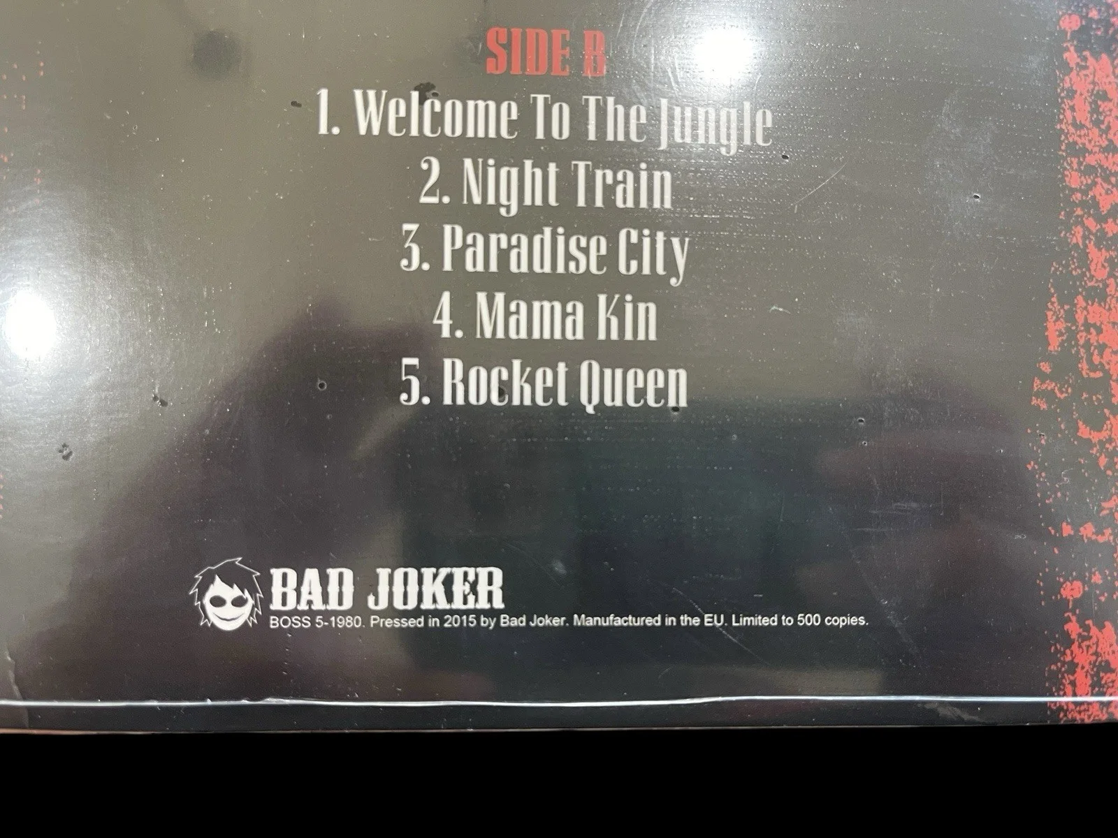 Guns N Roses It’s So Easy Live At The Ritz Vinyl Bad Joker LIMITED EDITION 1/500, изображение 5