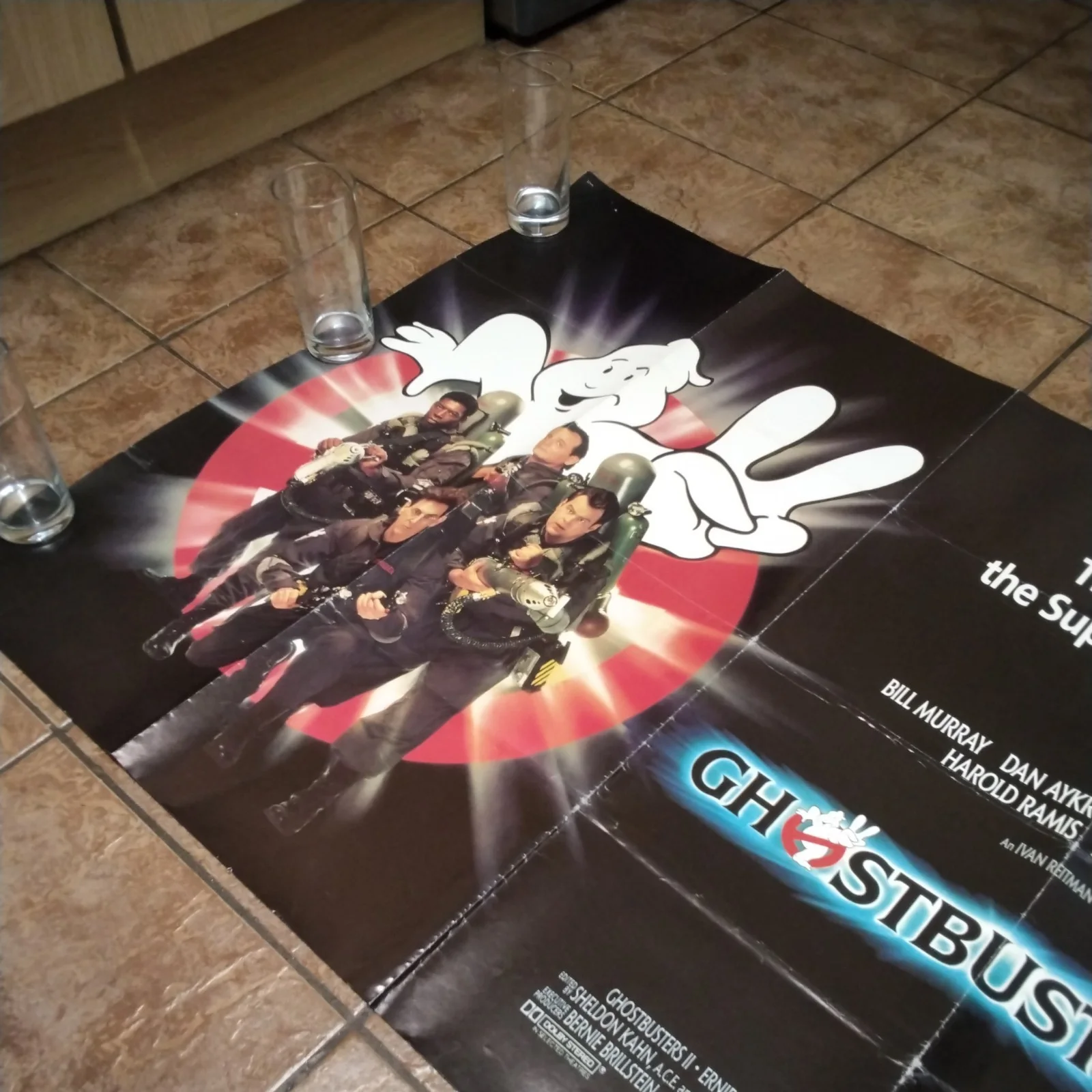Ghostbusters 2 Original Quad Poster In Reasonale Condition Vintagr 40x30 Inch, изображение 5