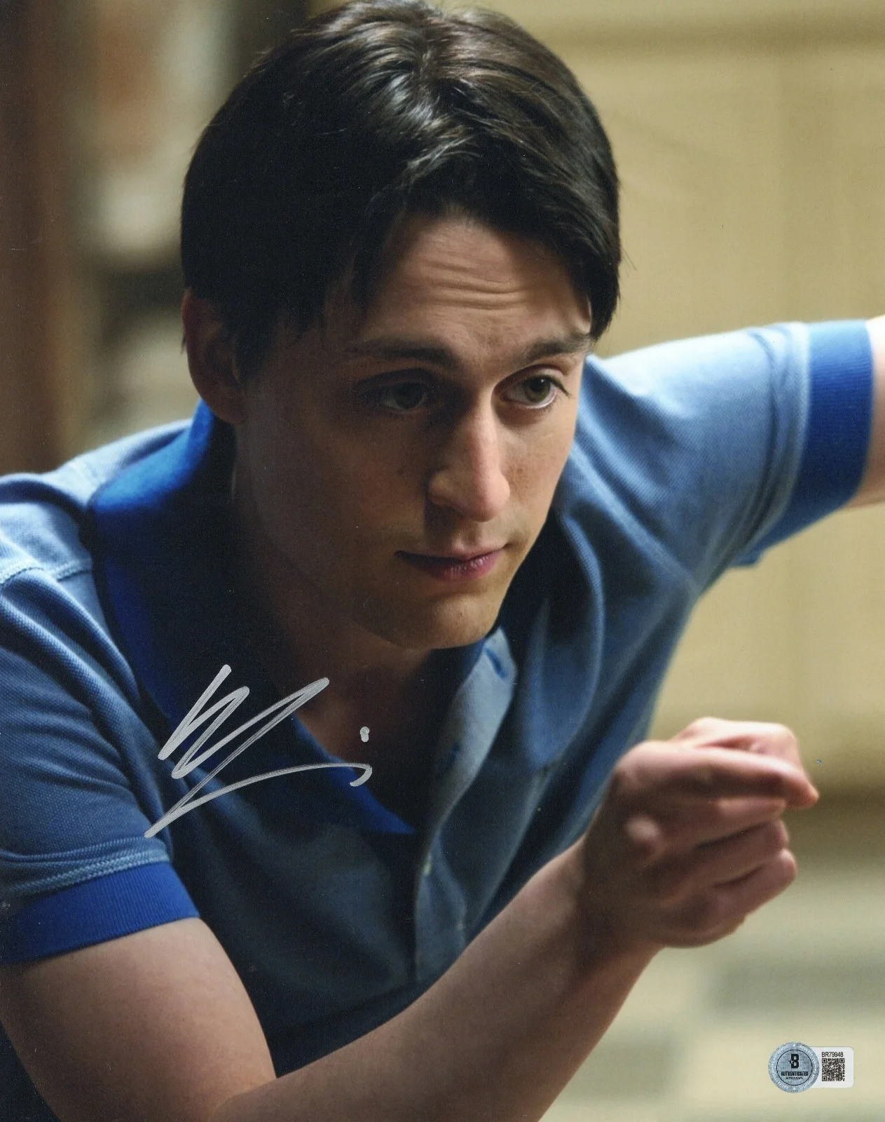 KIERAN CULKIN — KIERAN CULKIN SIGNED AUTOGRAPH SUCCESSION 11X14 PHOTO BAS BECKETT