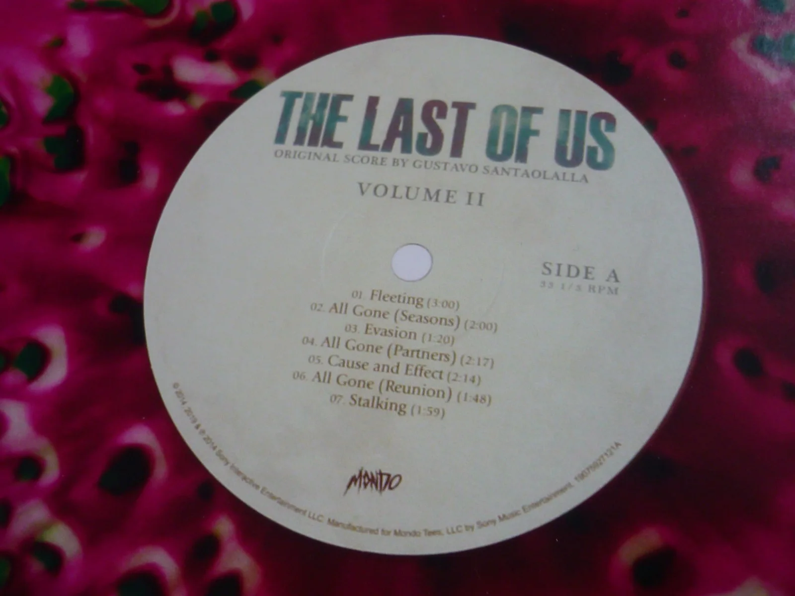 14x11 framed vinyl lp paper posters last of us video game volume II gustavo, изображение 2