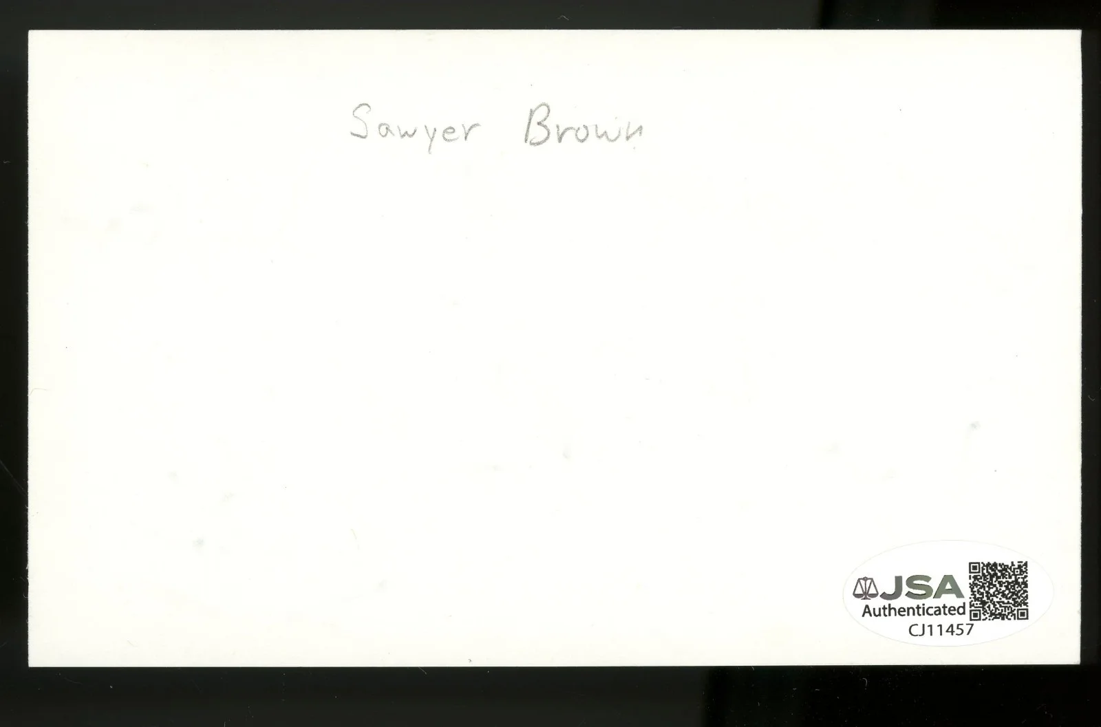 SAWYER BROWN SIGNED Index Card JSA COA COUNTRY MUSIC BAND AUTOGRAPH All 5 Autos!, изображение 3
