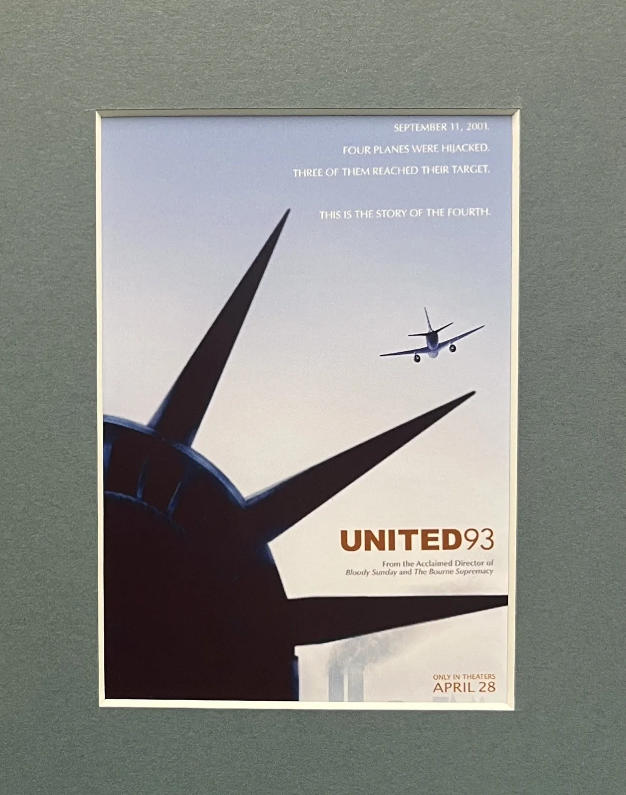 UNITED 93. 35mm Film Cell Mounted Display, image 2