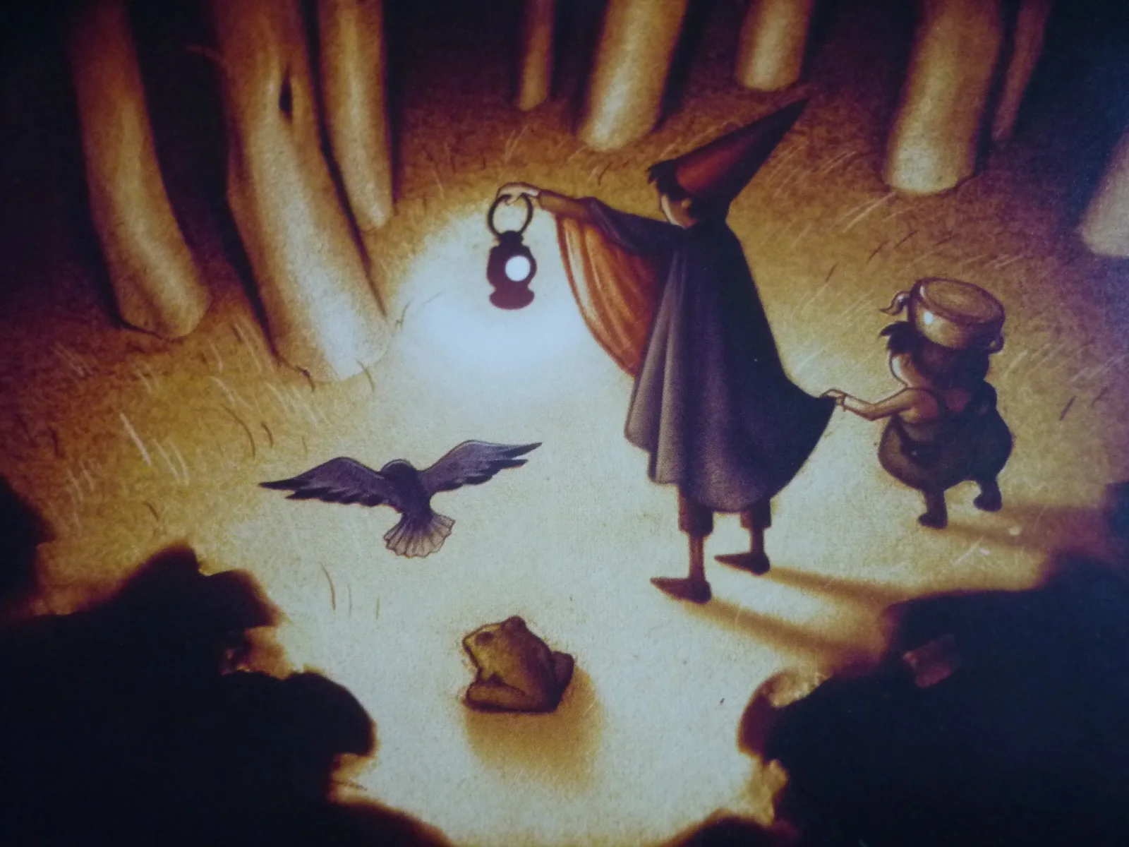 a4 framed vinyl lp paper posters over the garden wall soundtrack artwork, image 2
