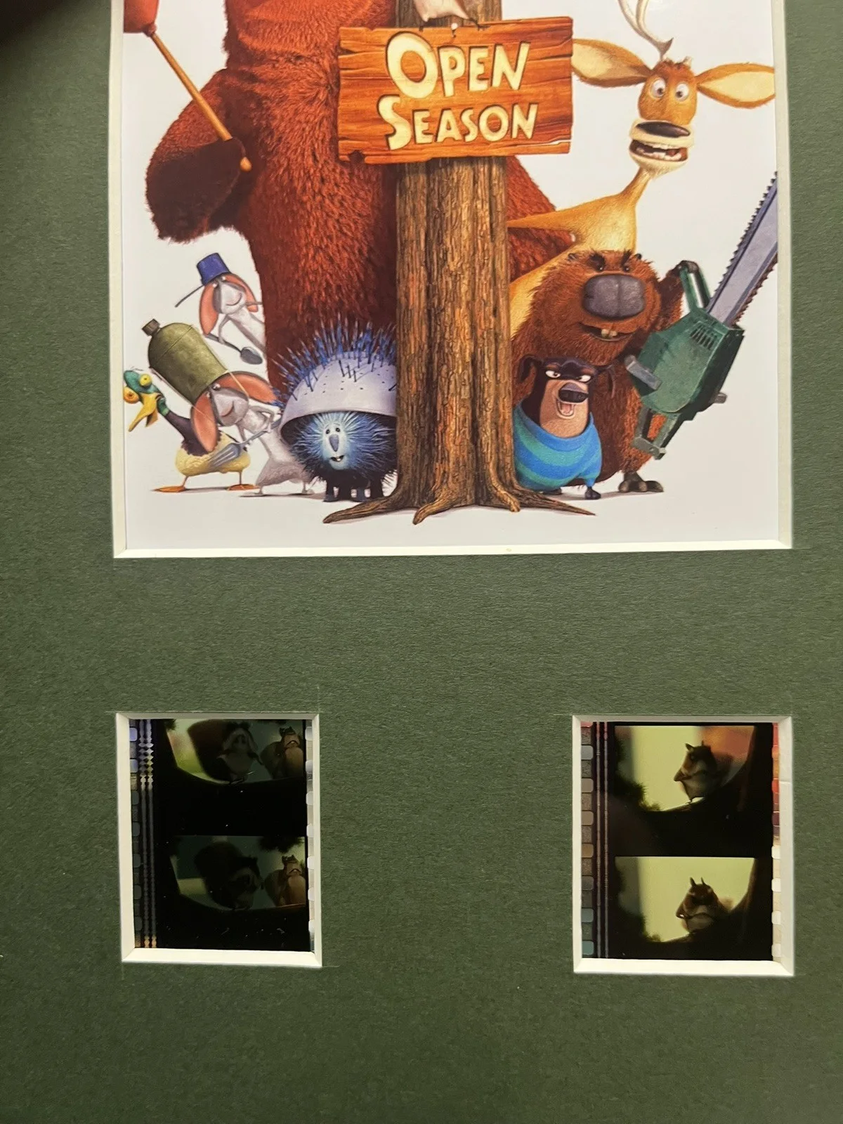 OPEN SEASON. 35mm Film Cell Mounted Display, image 2