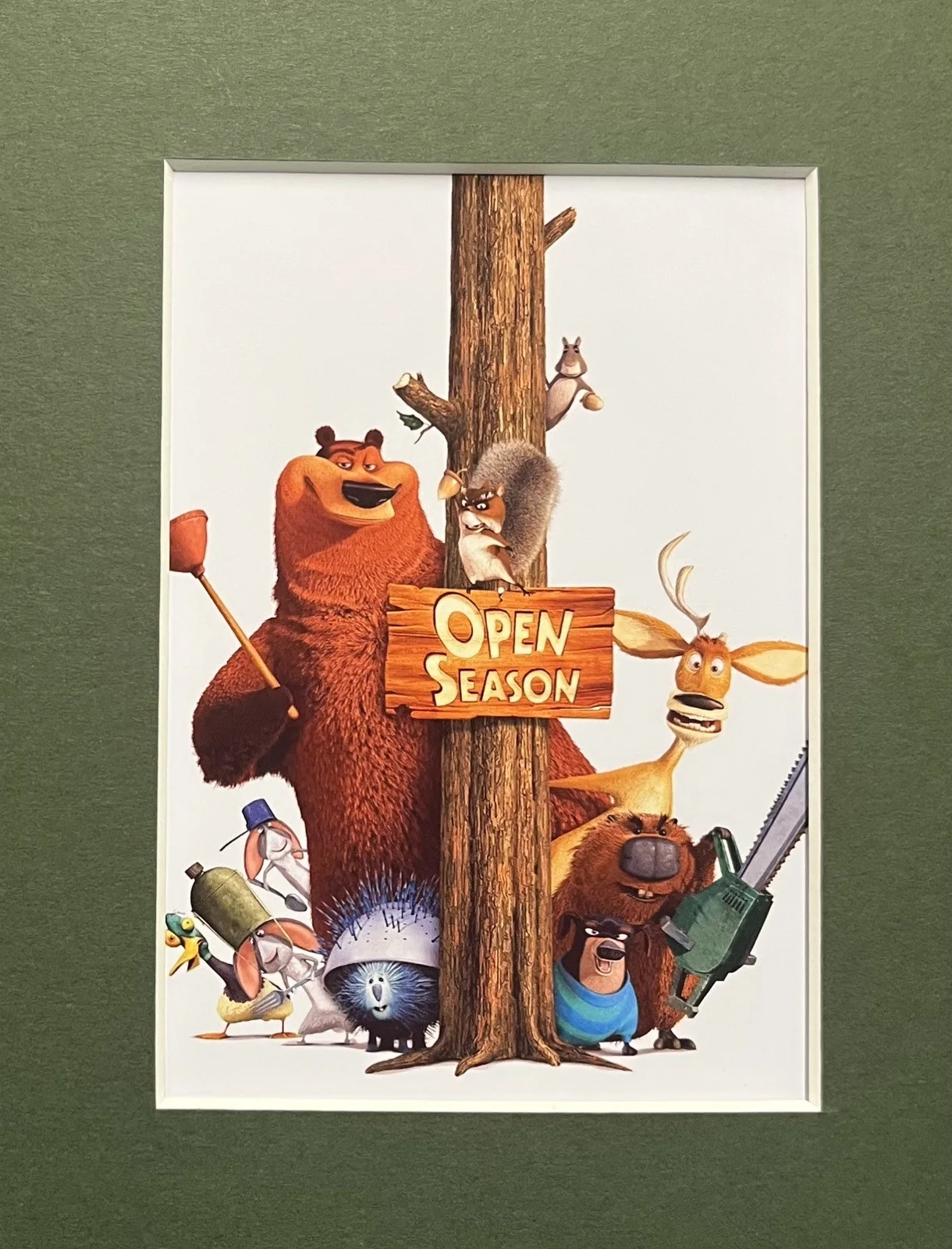 OPEN SEASON. 35mm Film Cell Mounted Display, image 3