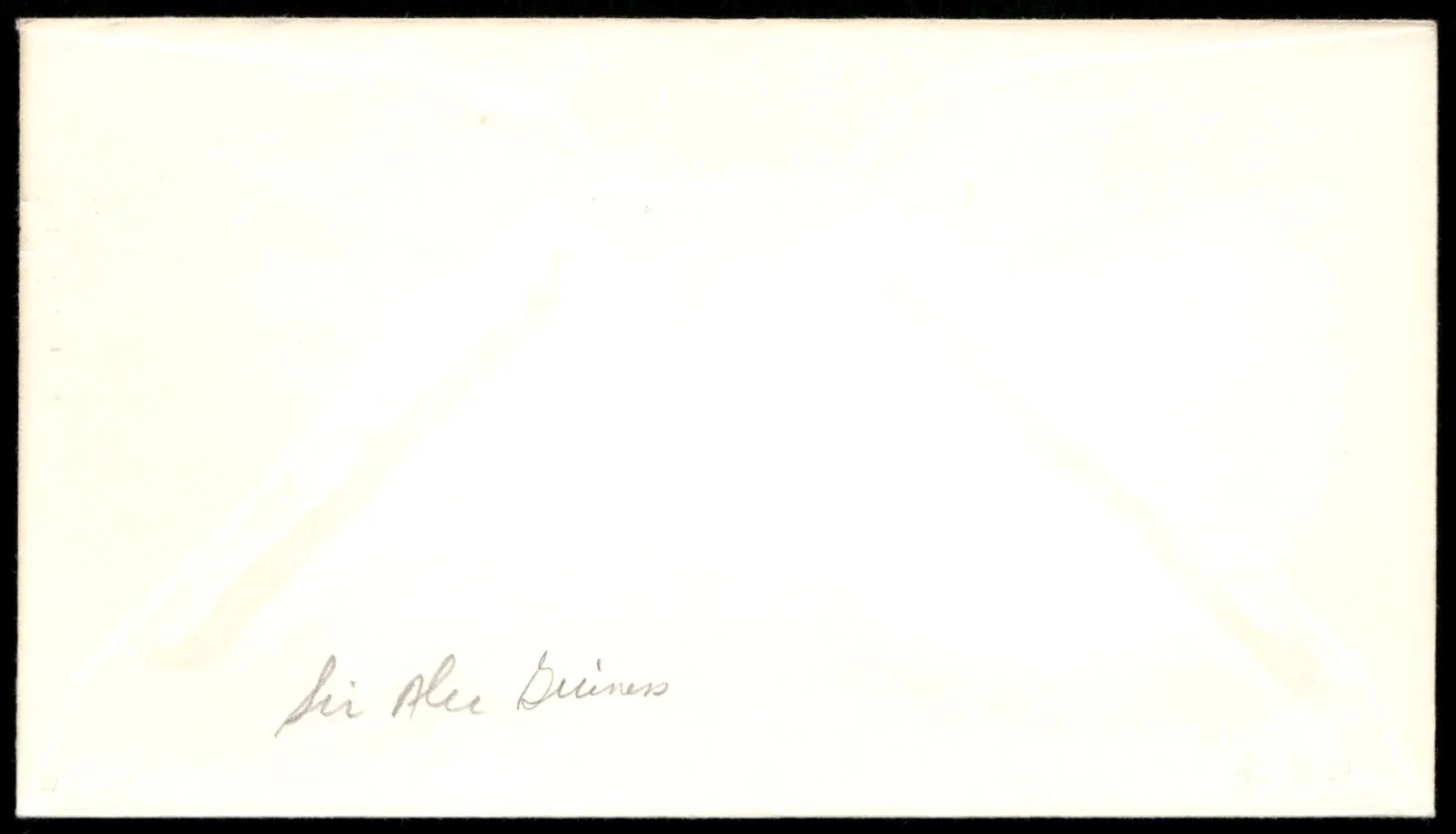 Actor Alex Guiness First 1st Day Cover Signed Auto -Vintage Autograph, изображение 2