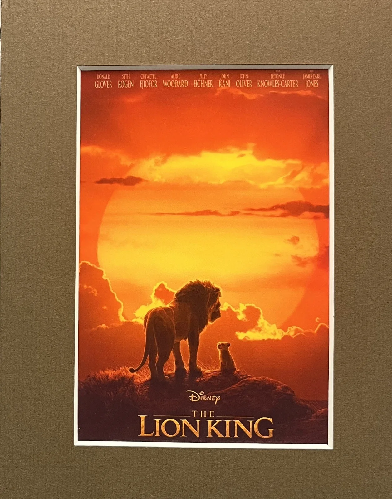 THE LION KING. 35mm Film Cell Mounted Display, изображение 2