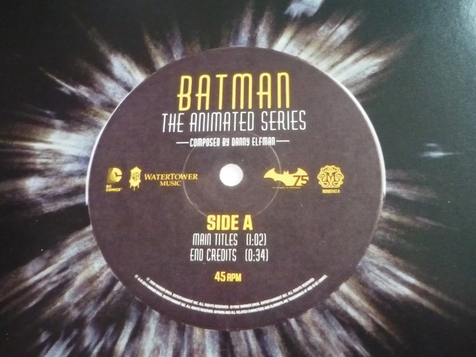 14x11 framed vinyl lp paper posters batman animated series danny elfman side a, image 2