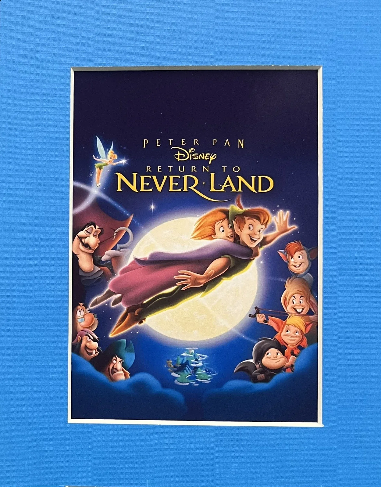 Peter Pan RETURN TO NEVER LAND . 35mm Film Cell Mounted Display, image 2