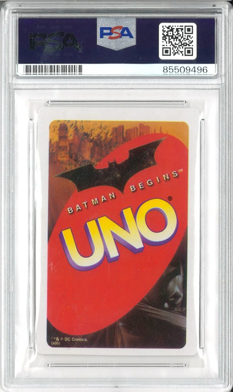 Katie Holmes — Katie Holmes Signed Autograph Slabbed Batman Begins UNO Card PSA DNA, изображение 2