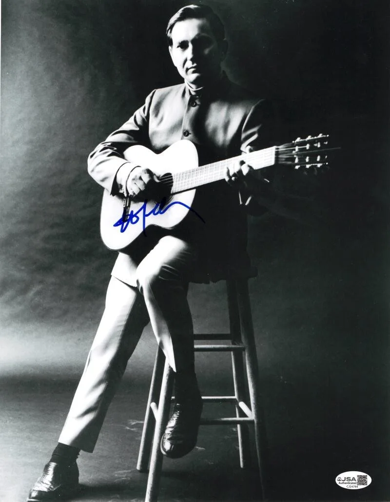 Willie Nelson — Willie Nelson Signed Autograph 11x14 Photo - Very Rare Young Image w/ JSA COA